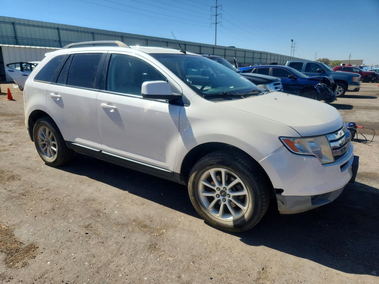 2009 Ford Edge Sel White vin: 2FMDK48C09BB00852