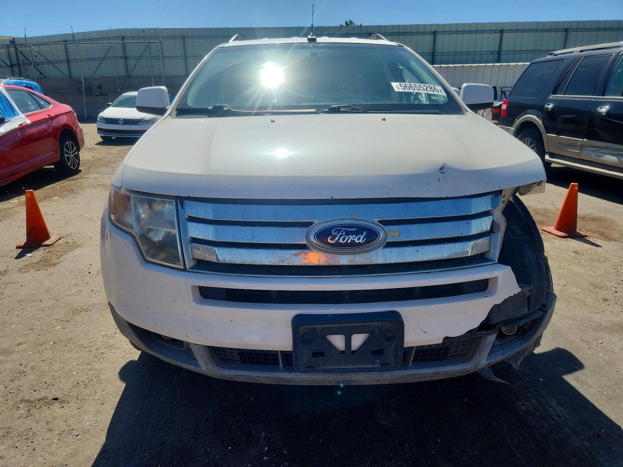 2009 Ford Edge Sel White vin: 2FMDK48C09BB00852