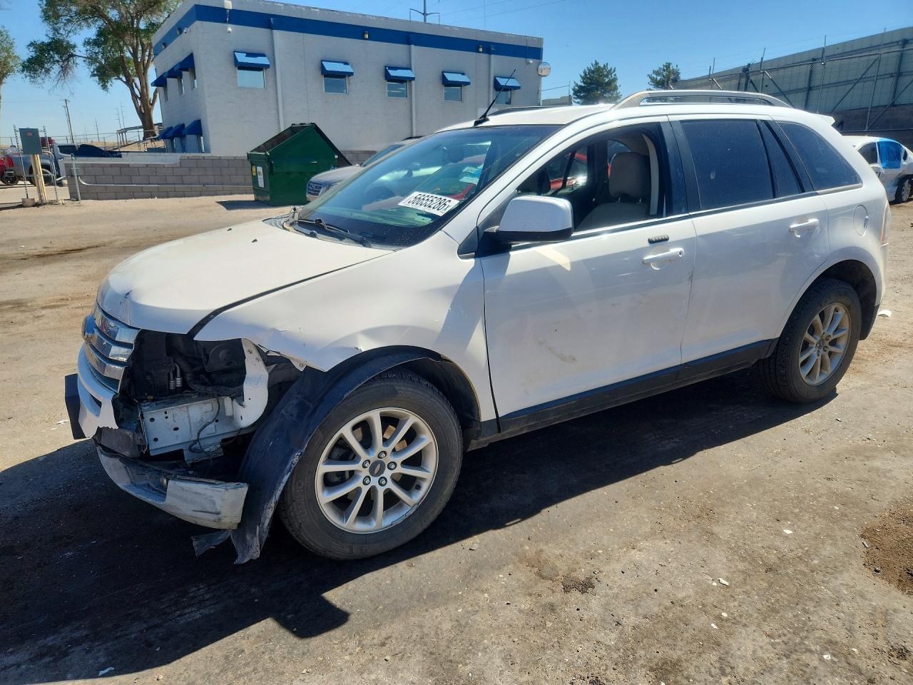 2009 Ford Edge Sel White vin: 2FMDK48C09BB00852