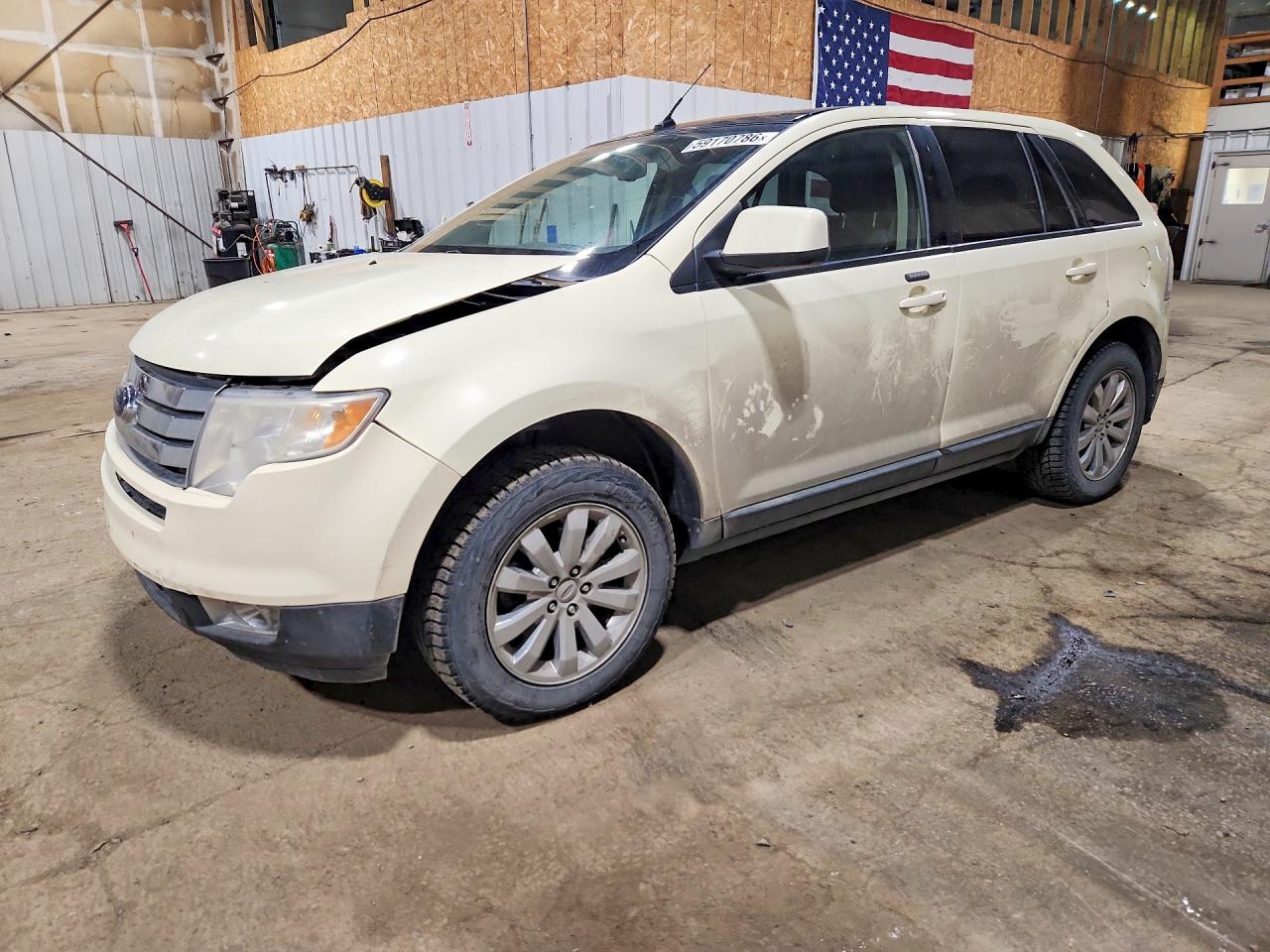 2007 Ford Edge Sel White vin: 2FMDK48C17BB22212