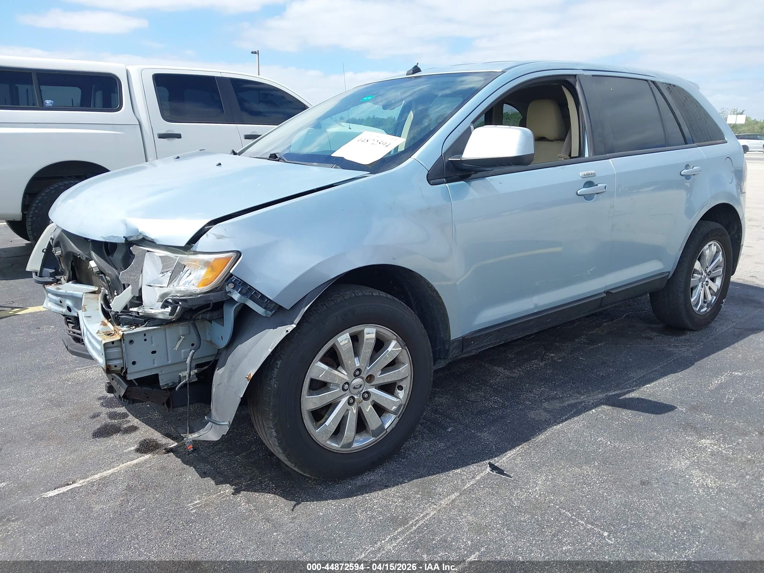 2008 Ford Edge Sel Blue vin: 2FMDK48C18BA09426