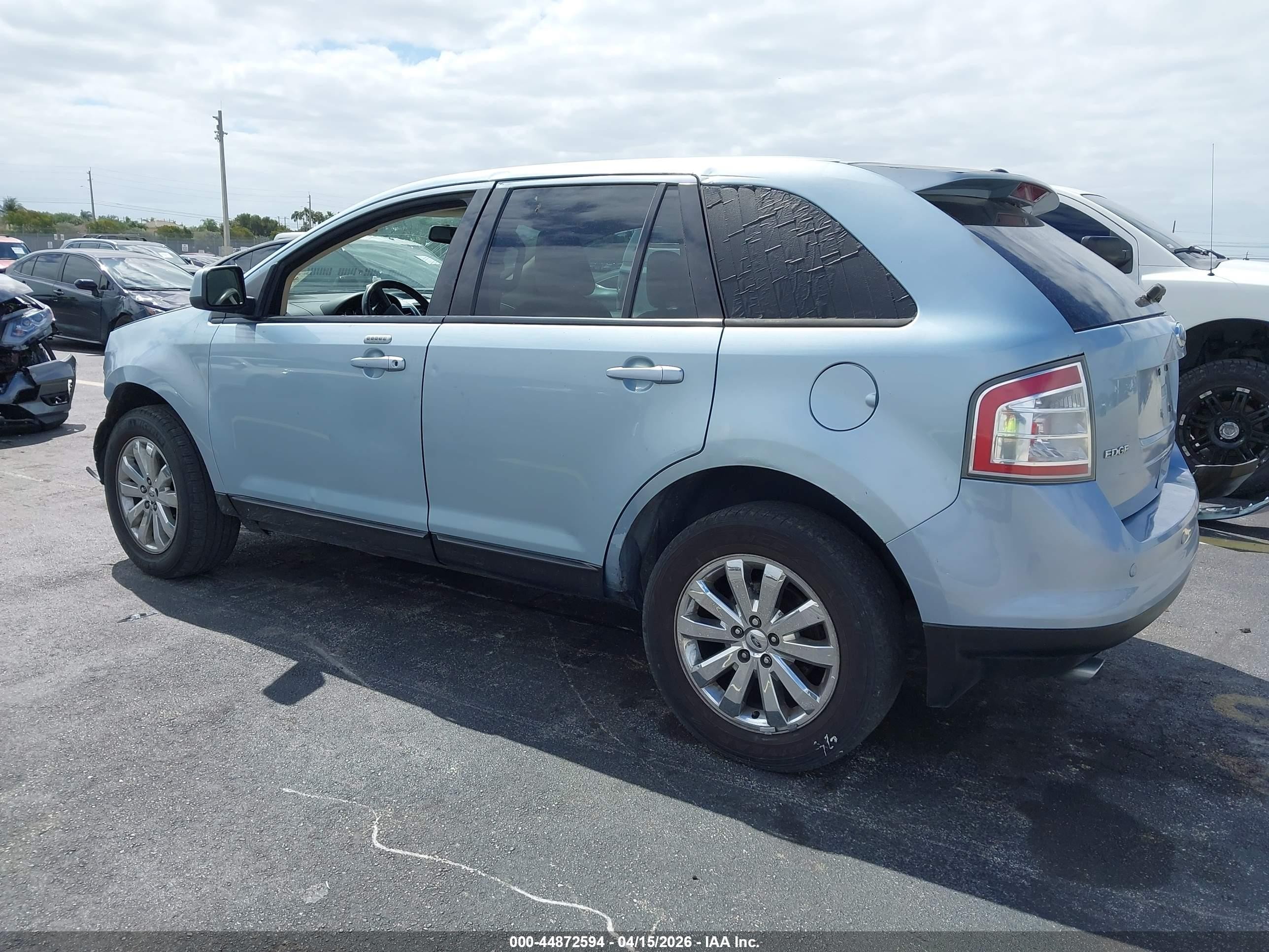 2008 Ford Edge Sel Blue vin: 2FMDK48C18BA09426
