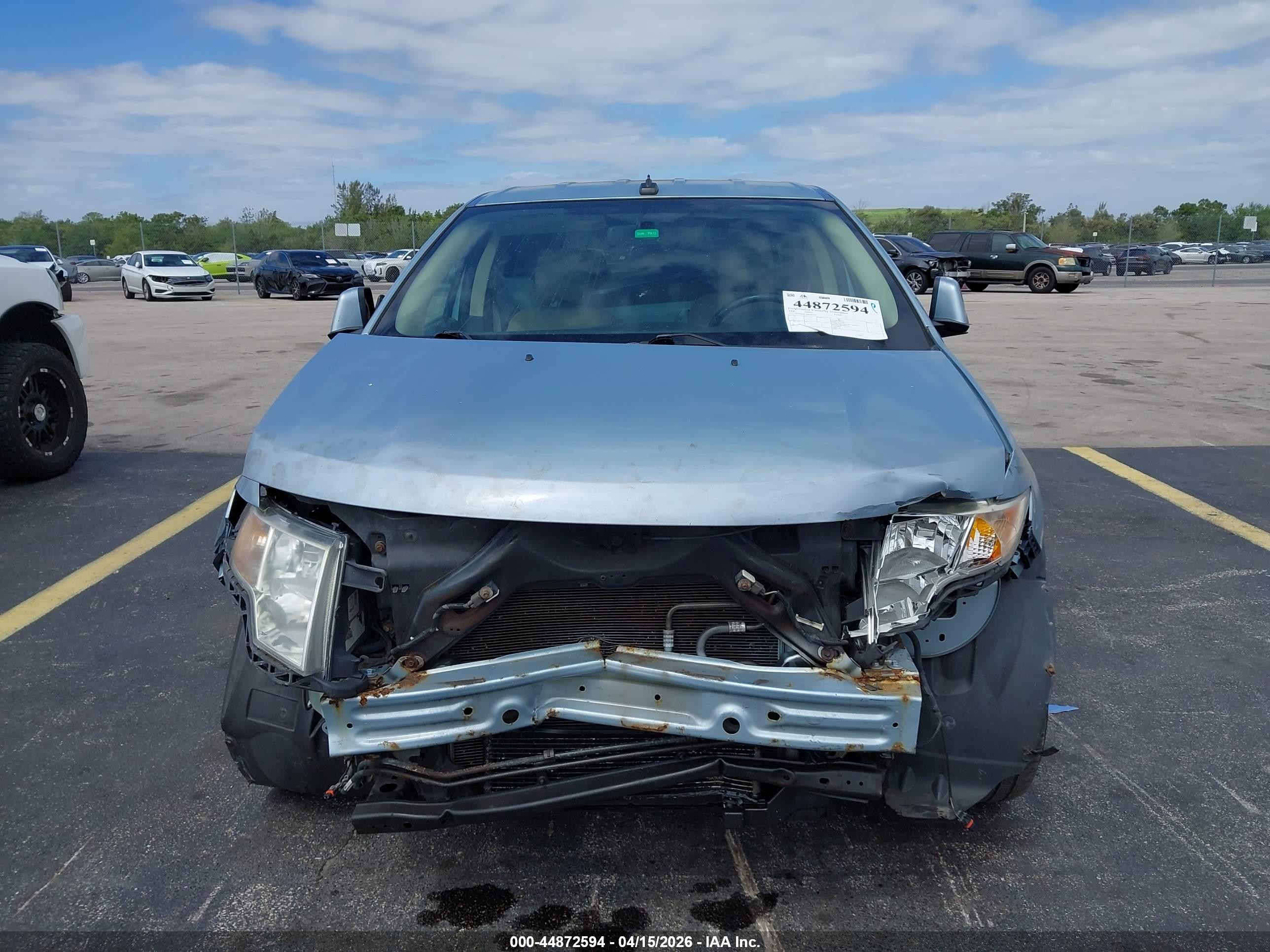 2008 Ford Edge Sel Blue vin: 2FMDK48C18BA09426