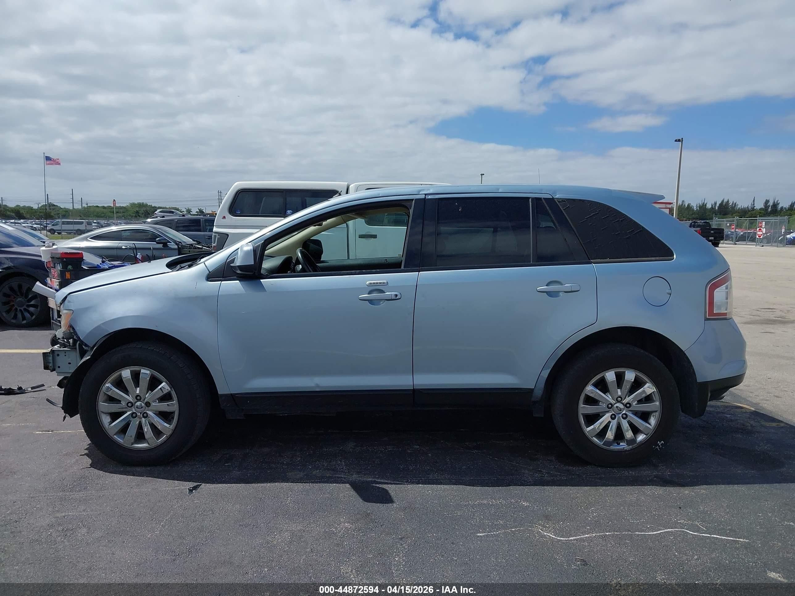 2008 Ford Edge Sel Blue vin: 2FMDK48C18BA09426