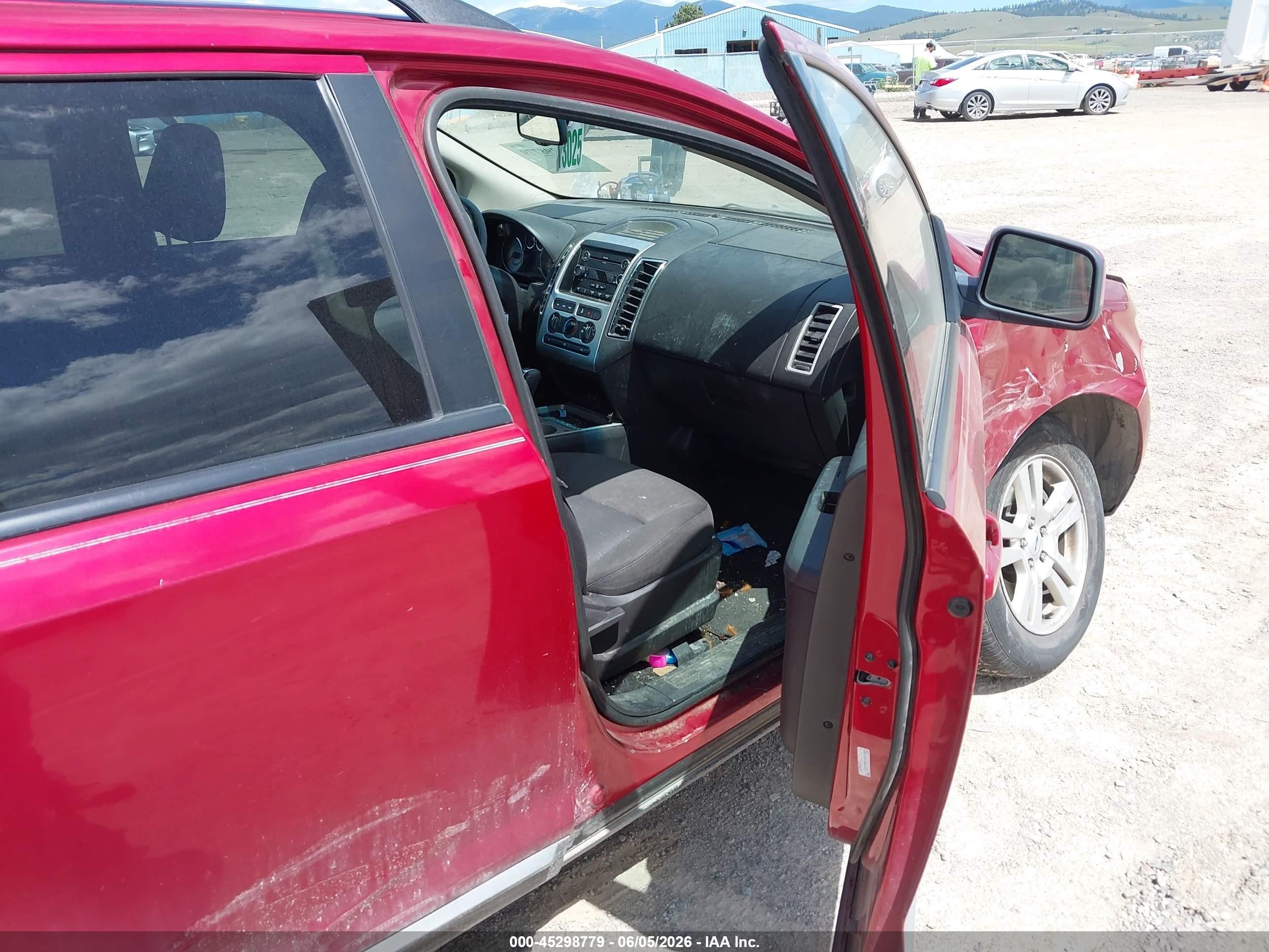 2008 Ford Edge Sel Красный vin: 2FMDK48C18BA20622