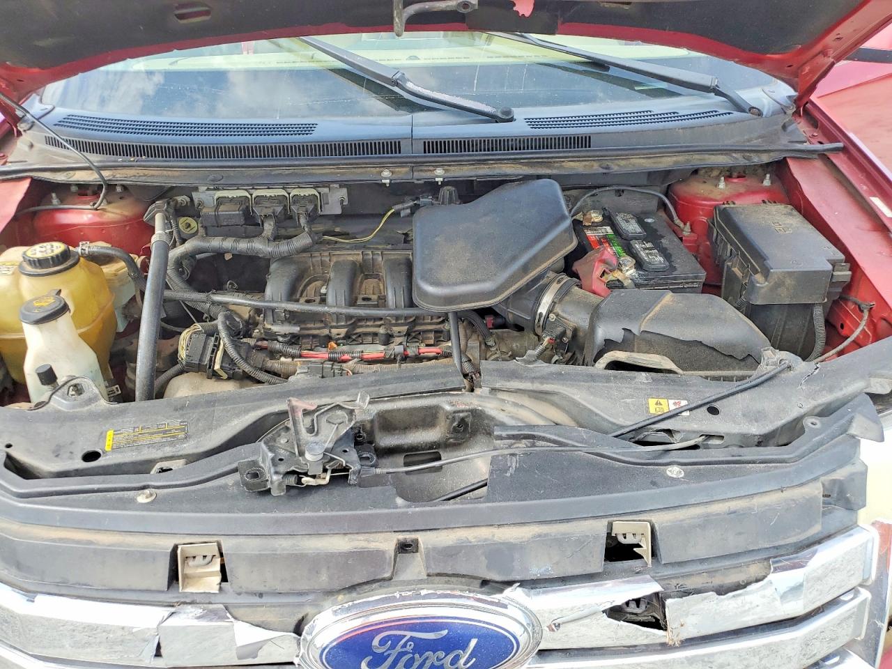 2007 Ford Edge Sel Burgundy vin: 2FMDK48C27BA76485