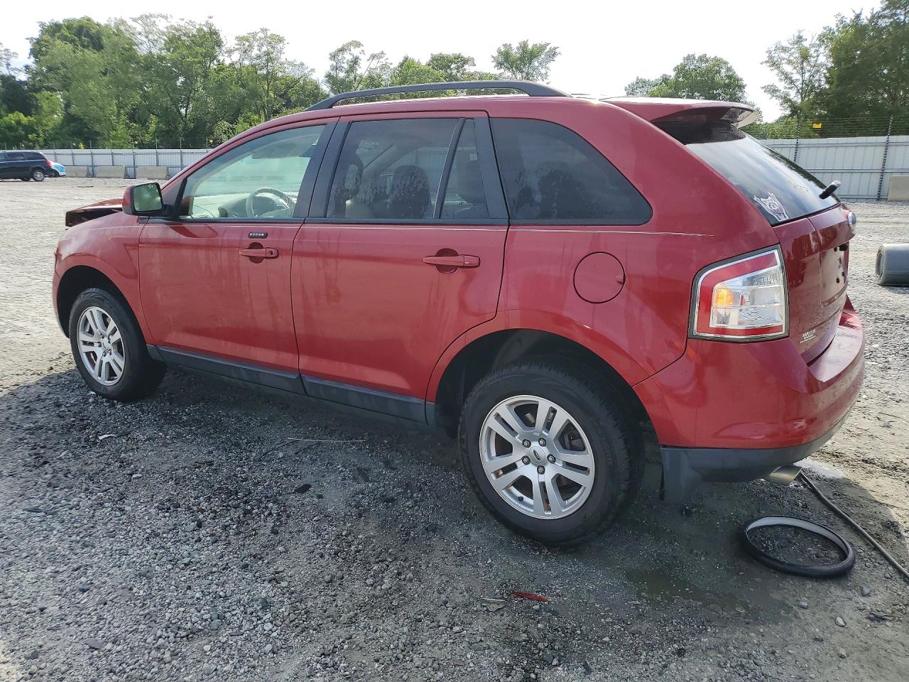2007 Ford Edge Sel Burgundy vin: 2FMDK48C27BA76485