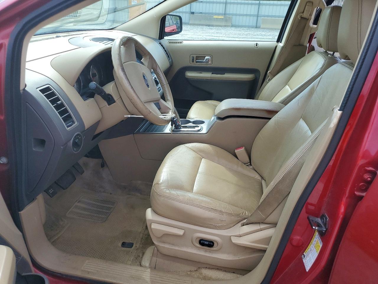 2007 Ford Edge Sel Burgundy vin: 2FMDK48C27BA76485
