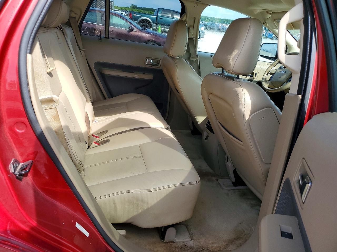 2007 Ford Edge Sel Burgundy vin: 2FMDK48C27BA76485