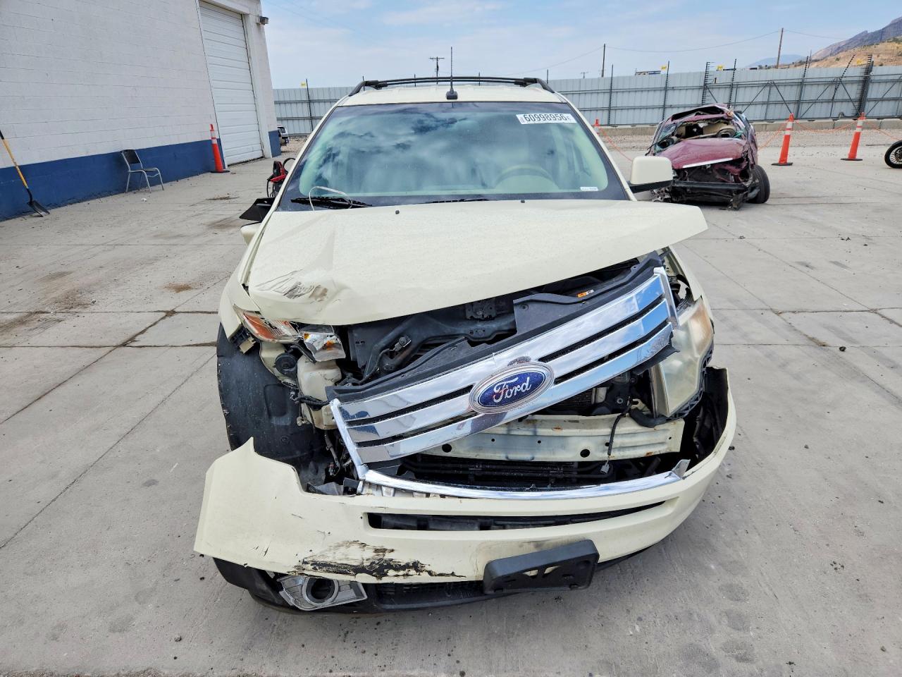 2007 Ford Edge Beige vin: 2FMDK48C27BB20663