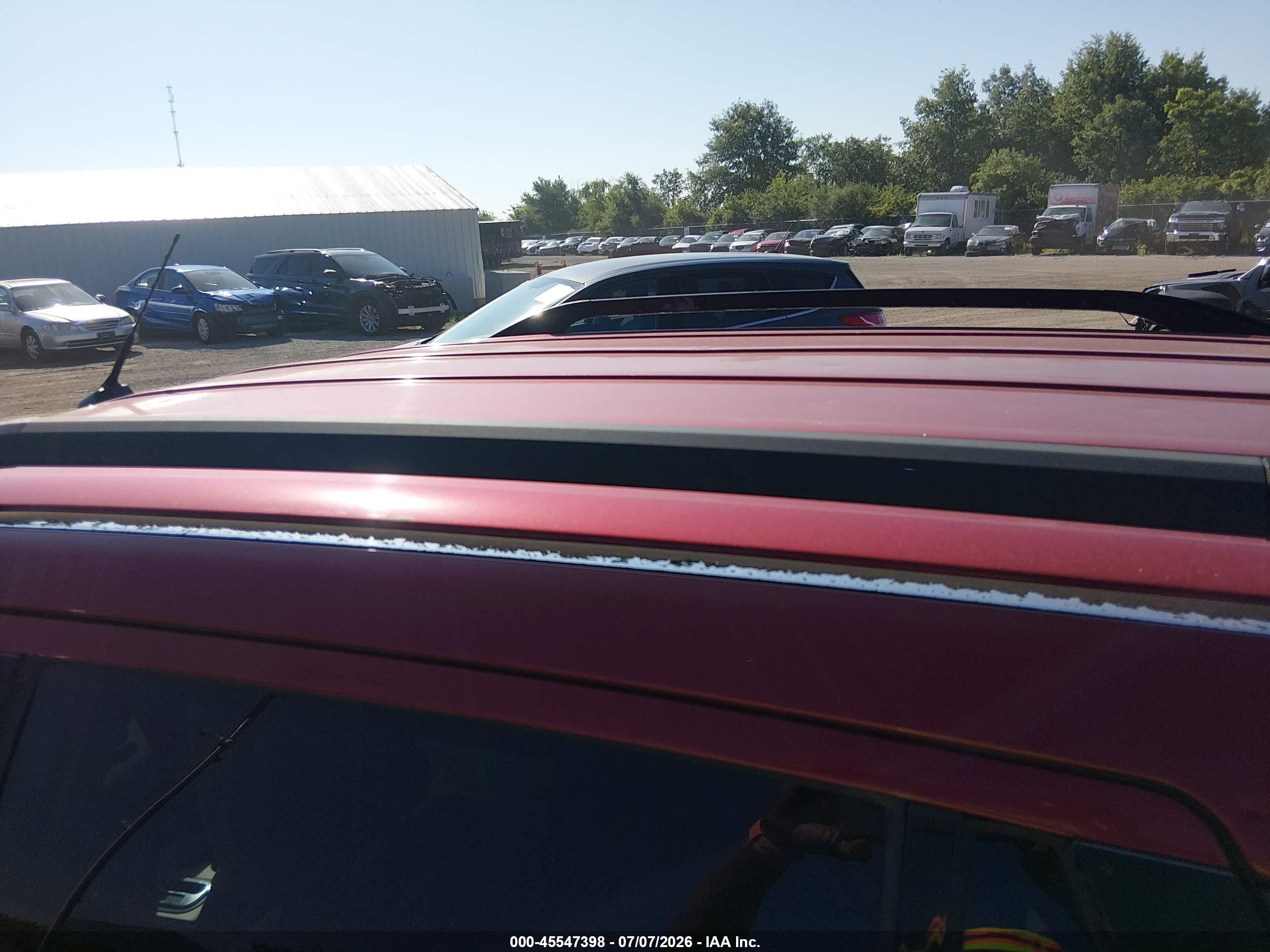 2008 Ford Edge Sel Red vin: 2FMDK48C28BA16059