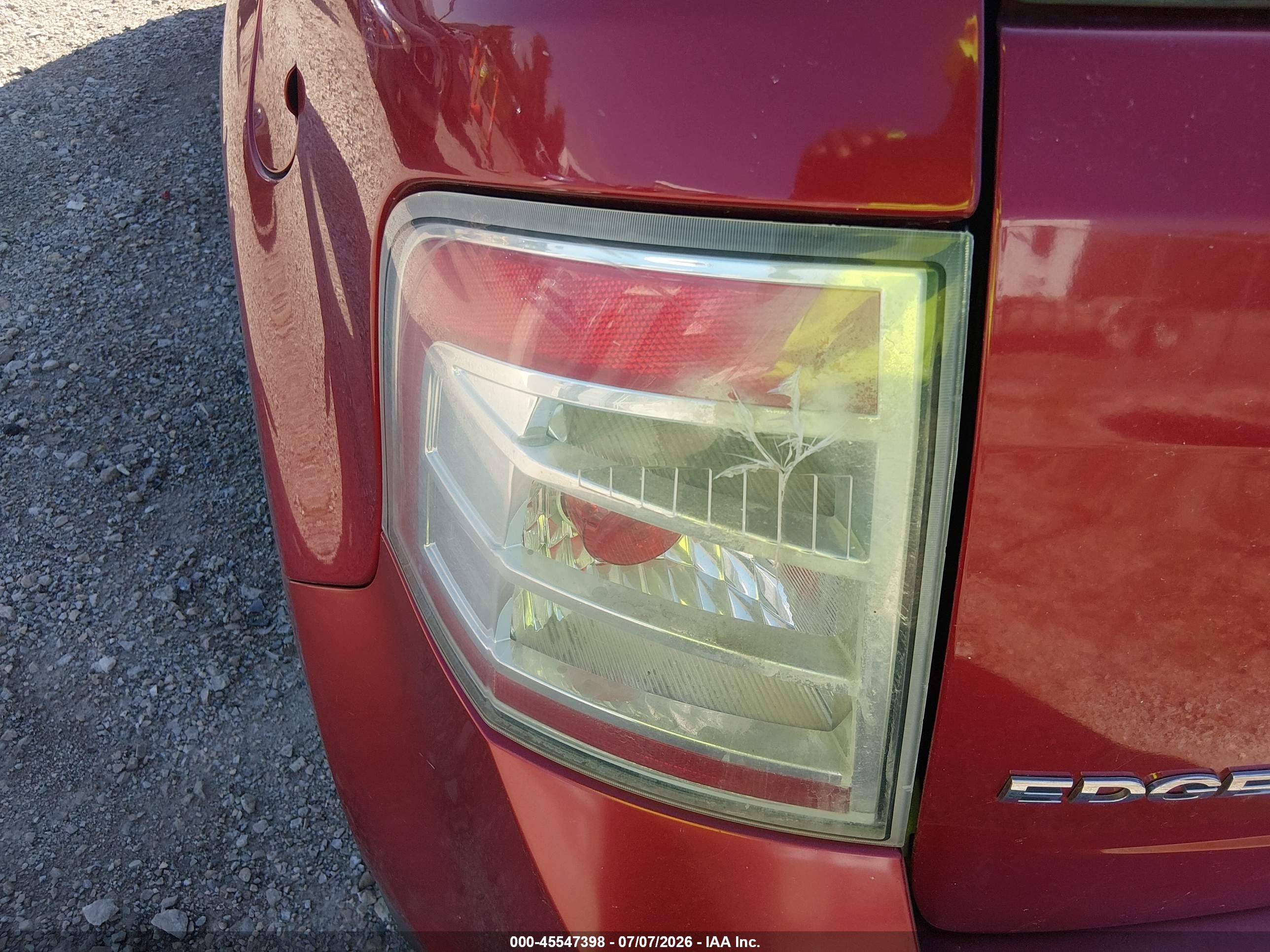 2008 Ford Edge Sel Red vin: 2FMDK48C28BA16059