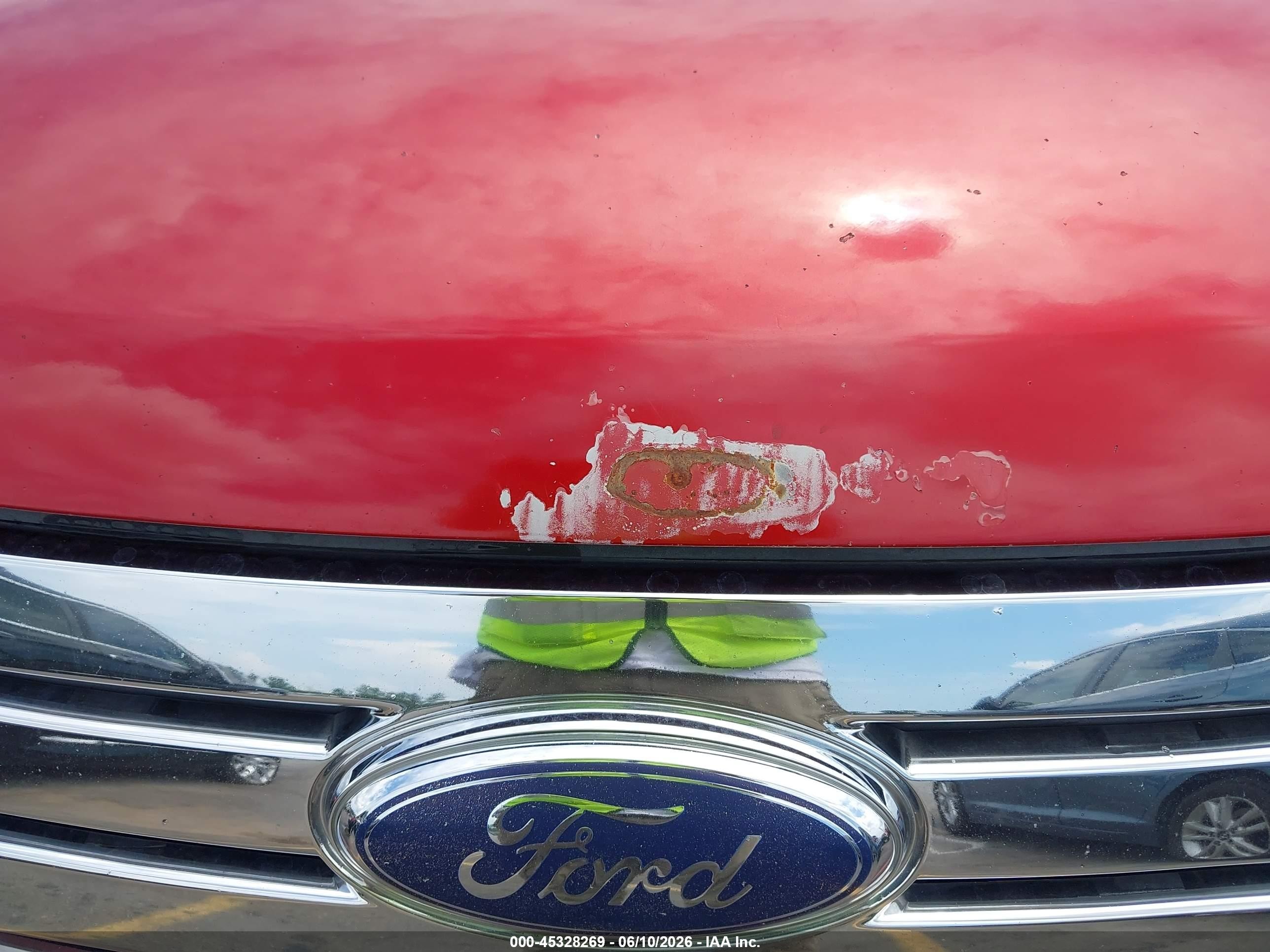 2008 Ford Edge Sel Red vin: 2FMDK48C28BA18216