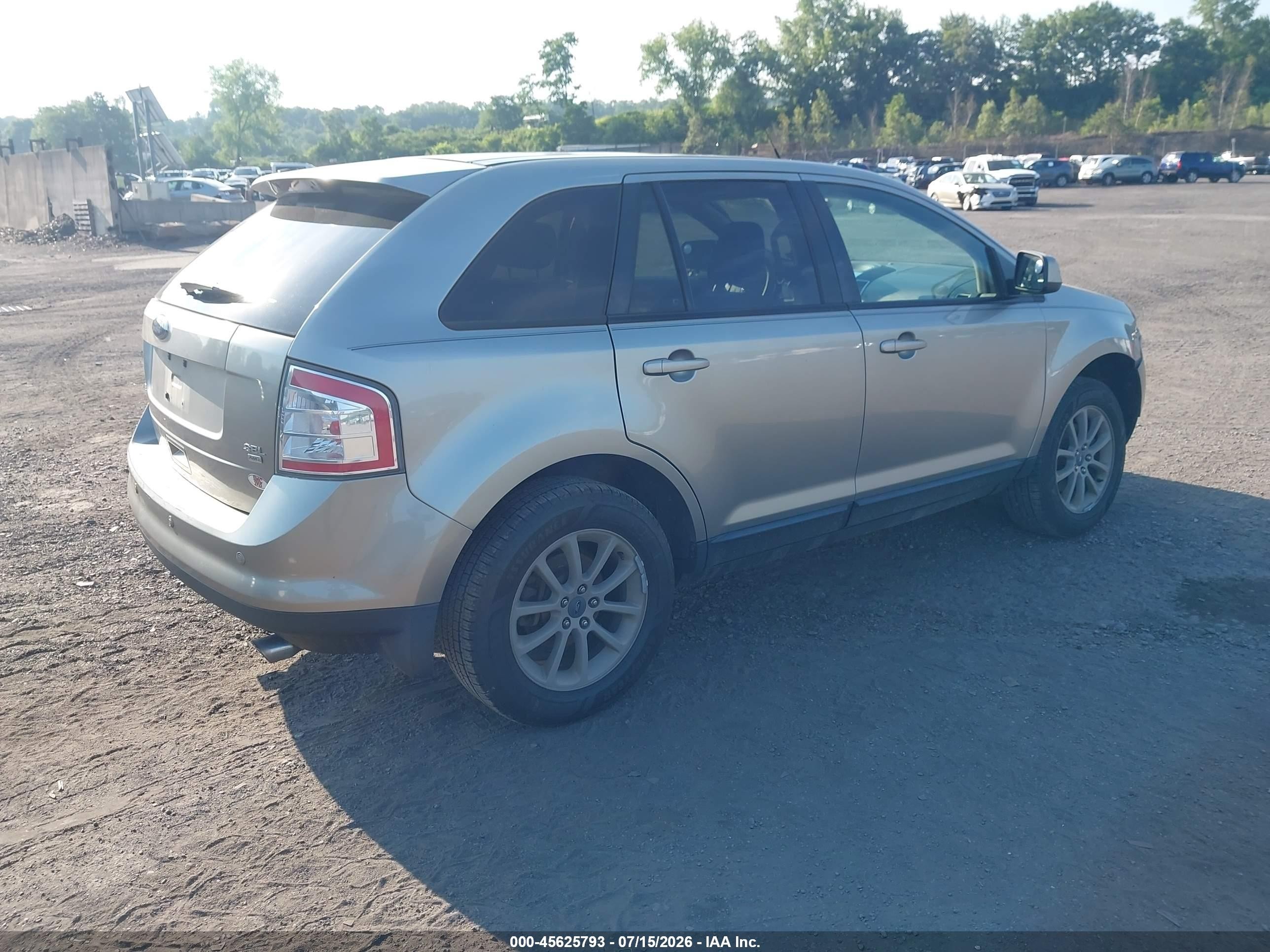 2008 Ford Edge Sel Gray vin: 2FMDK48C28BB48254