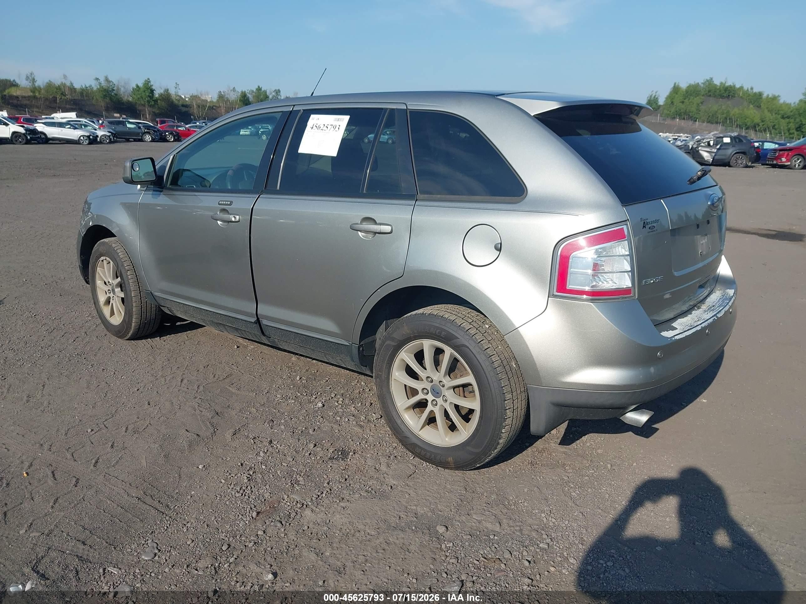 2008 Ford Edge Sel Gray vin: 2FMDK48C28BB48254