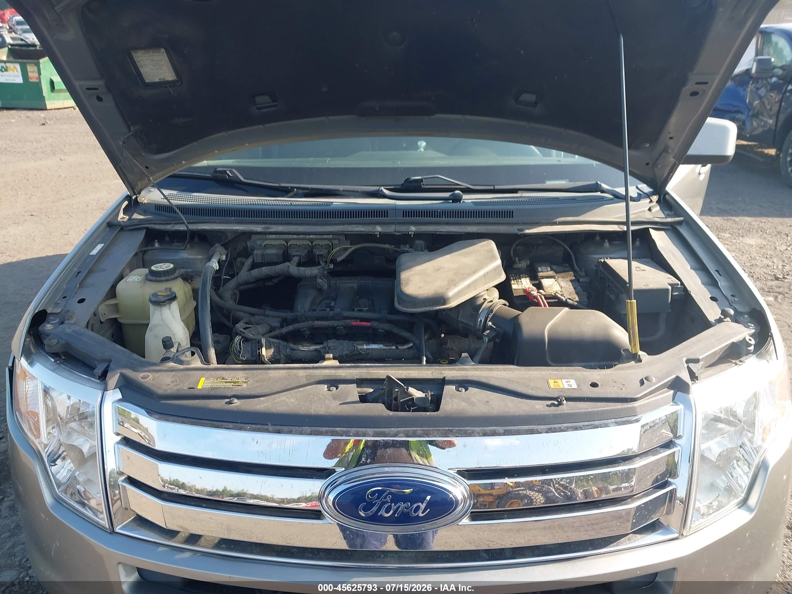 2008 Ford Edge Sel Gray vin: 2FMDK48C28BB48254