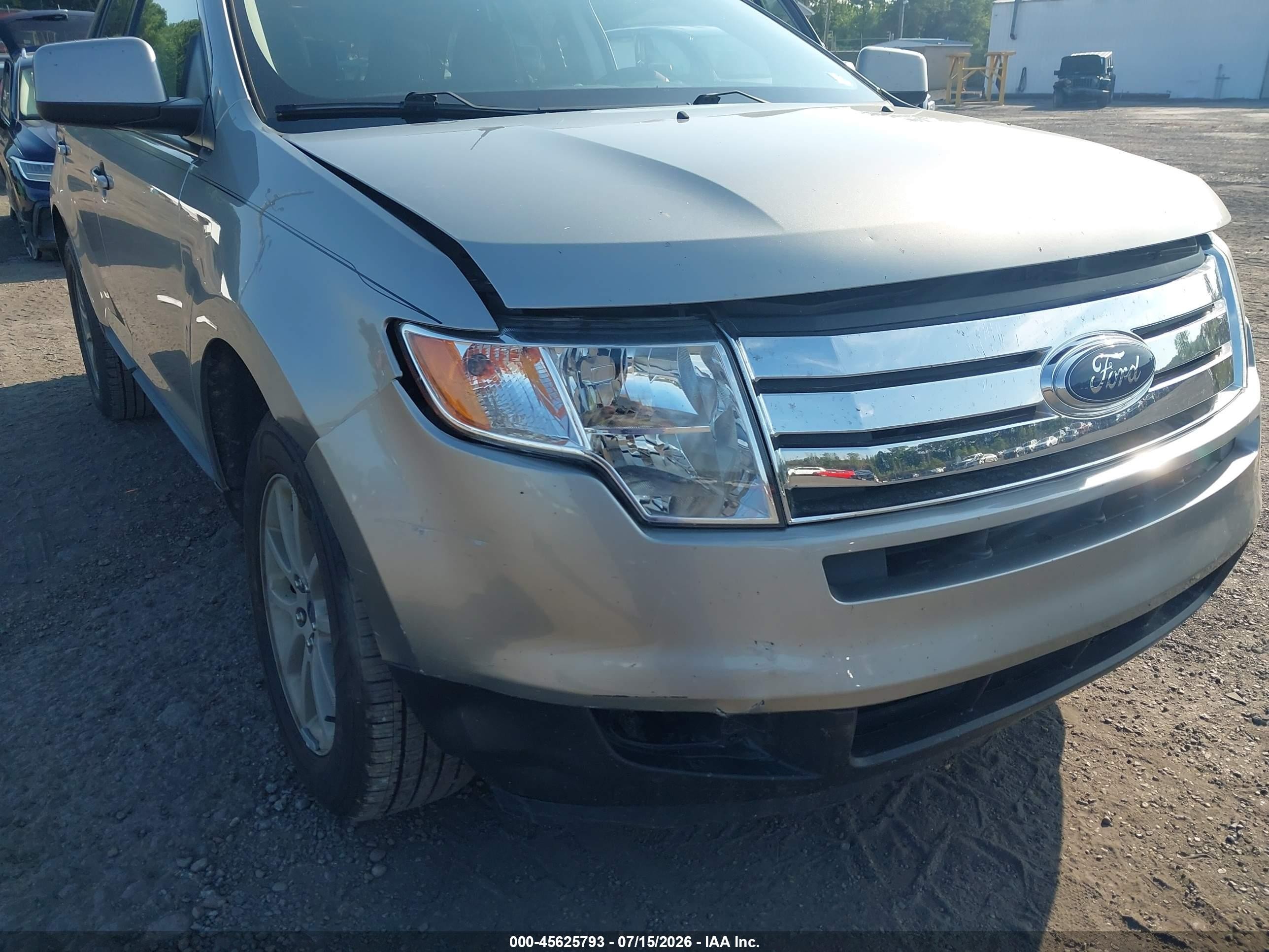 2008 Ford Edge Sel Gray vin: 2FMDK48C28BB48254