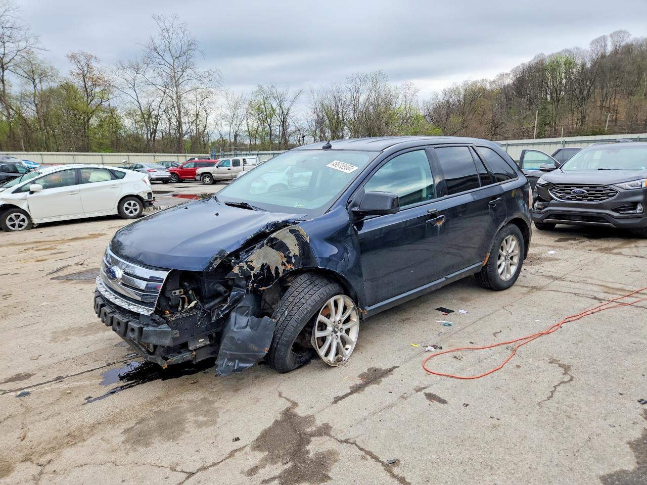 2009 Ford Edge Sel Black vin: 2FMDK48C29BA74187