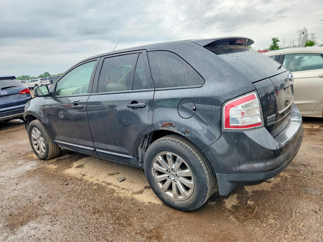 2007 Ford Edge Sel Gray vin: 2FMDK48C37BB04682