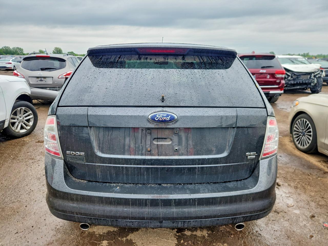 2007 Ford Edge Sel Gray vin: 2FMDK48C37BB04682