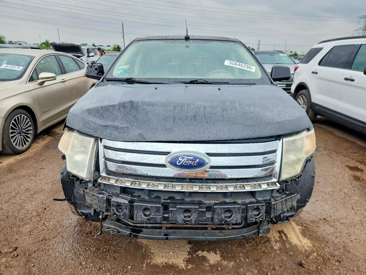 2007 Ford Edge Sel Gray vin: 2FMDK48C37BB04682