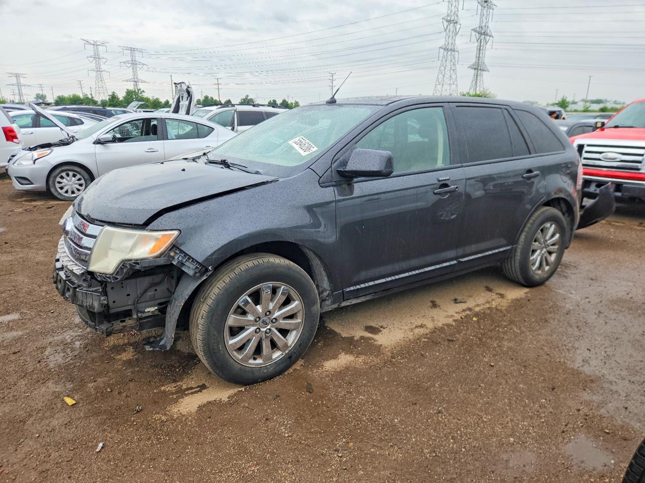 2007 Ford Edge Sel Gray vin: 2FMDK48C37BB04682