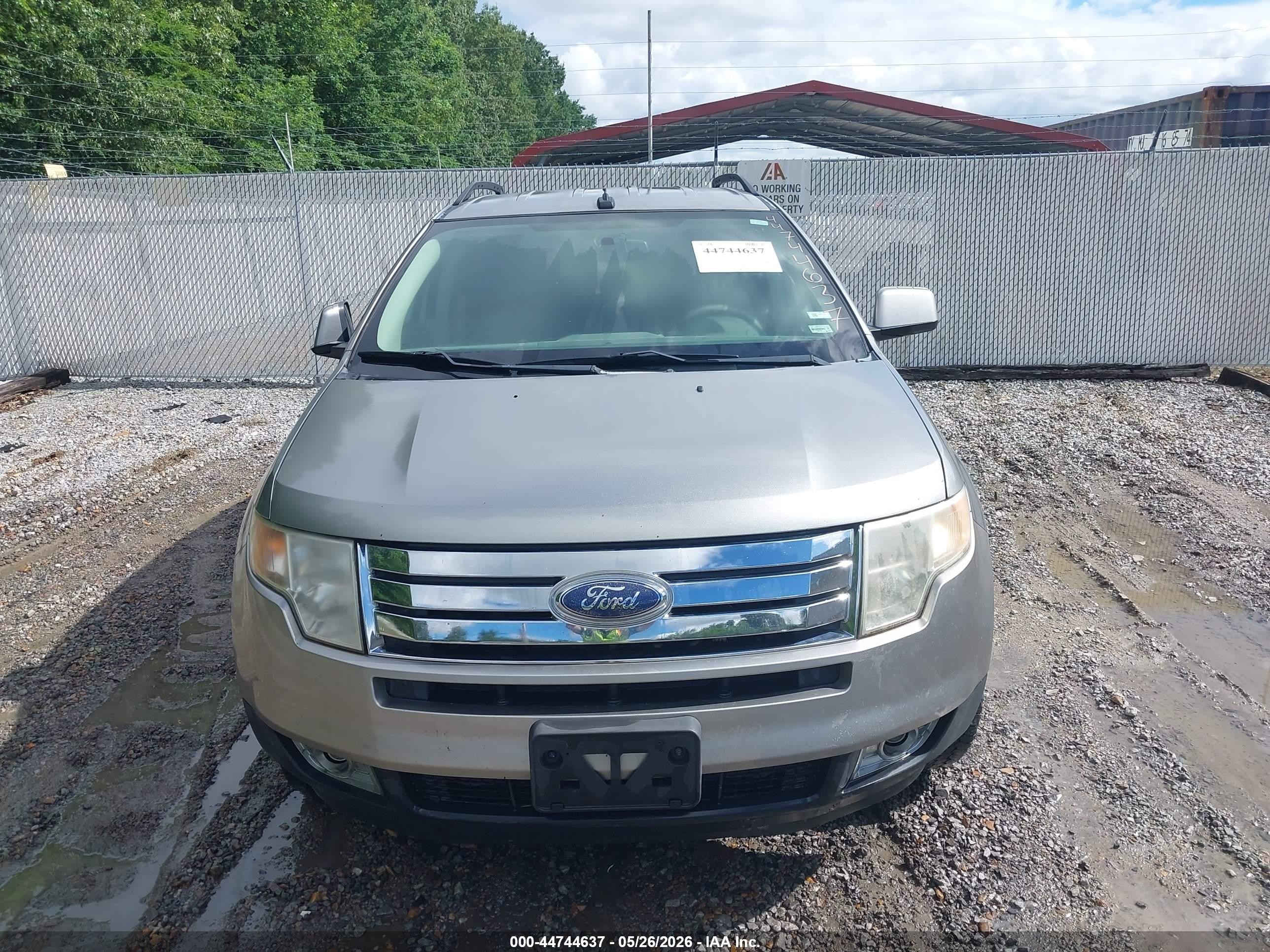 2008 Ford Edge Sel Silver vin: 2FMDK48C38BA46073