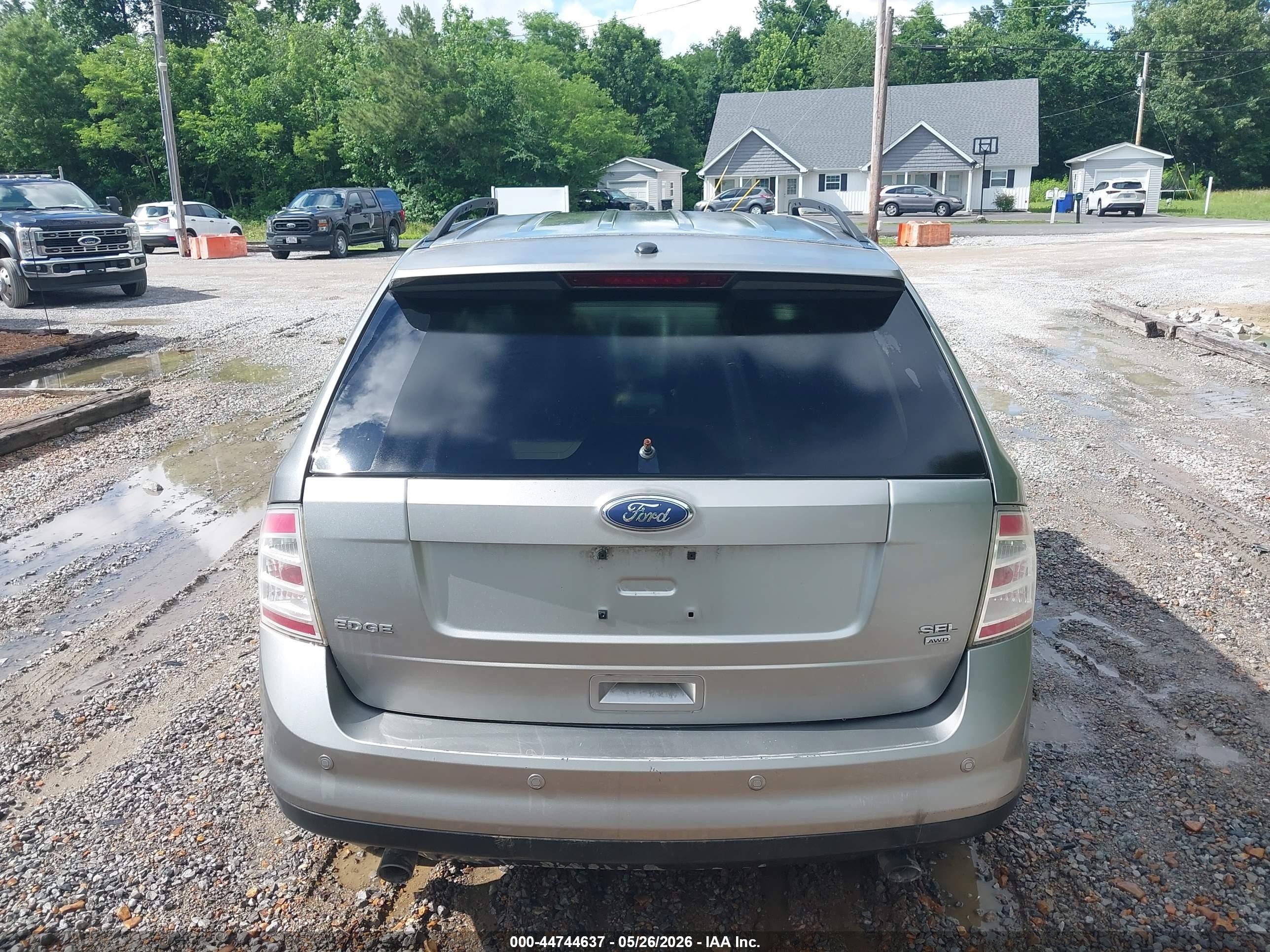 2008 Ford Edge Sel Silver vin: 2FMDK48C38BA46073