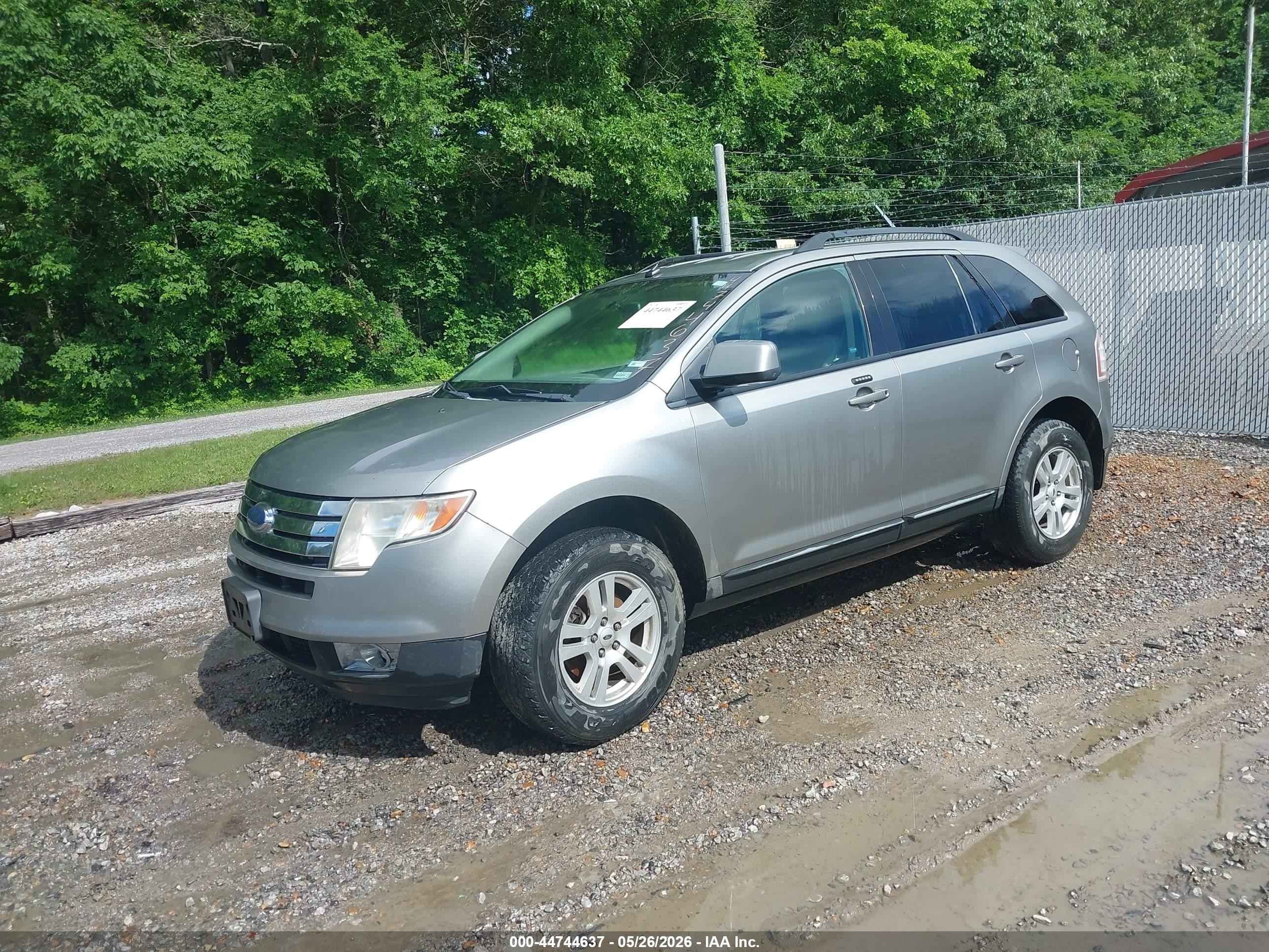 2008 Ford Edge Sel Silver vin: 2FMDK48C38BA46073