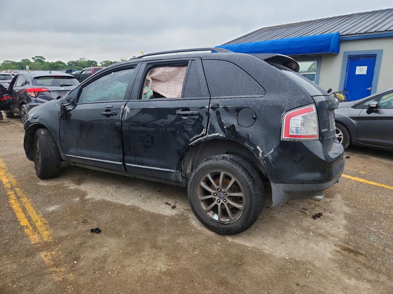 2008 Ford Edge Sel Black vin: 2FMDK48C38BB28627