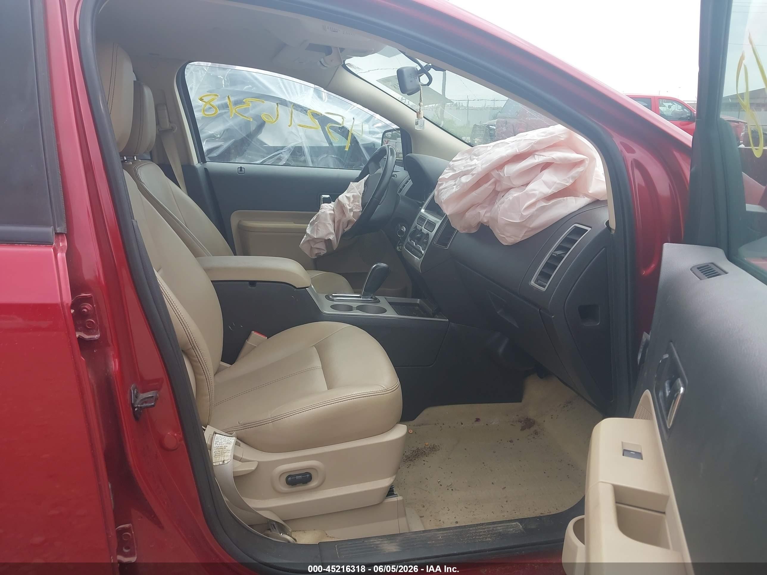 2008 Ford Edge Sel Red vin: 2FMDK48C38BB30569