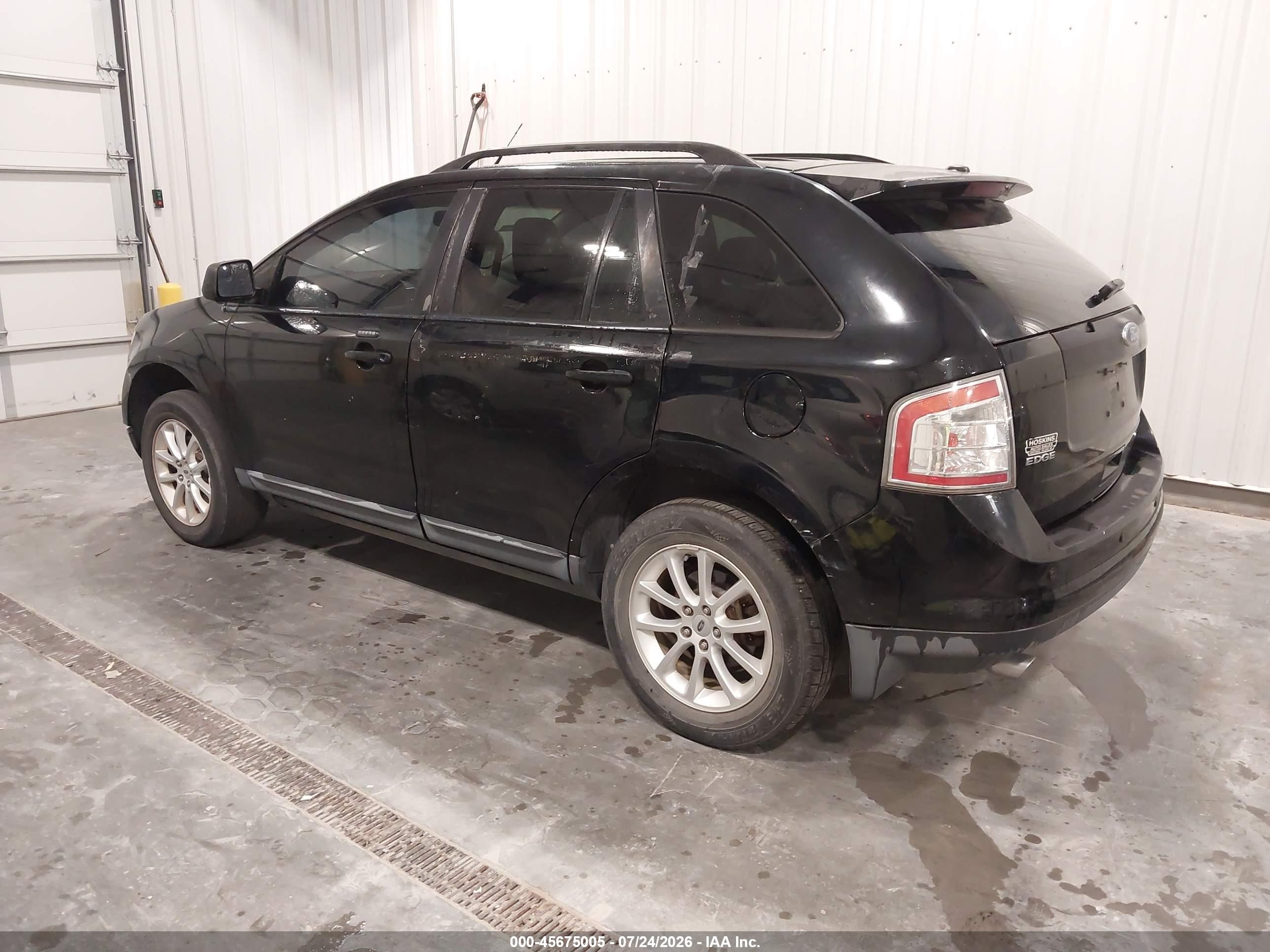 2009 Ford Edge Sel Black vin: 2FMDK48C39BB01719
