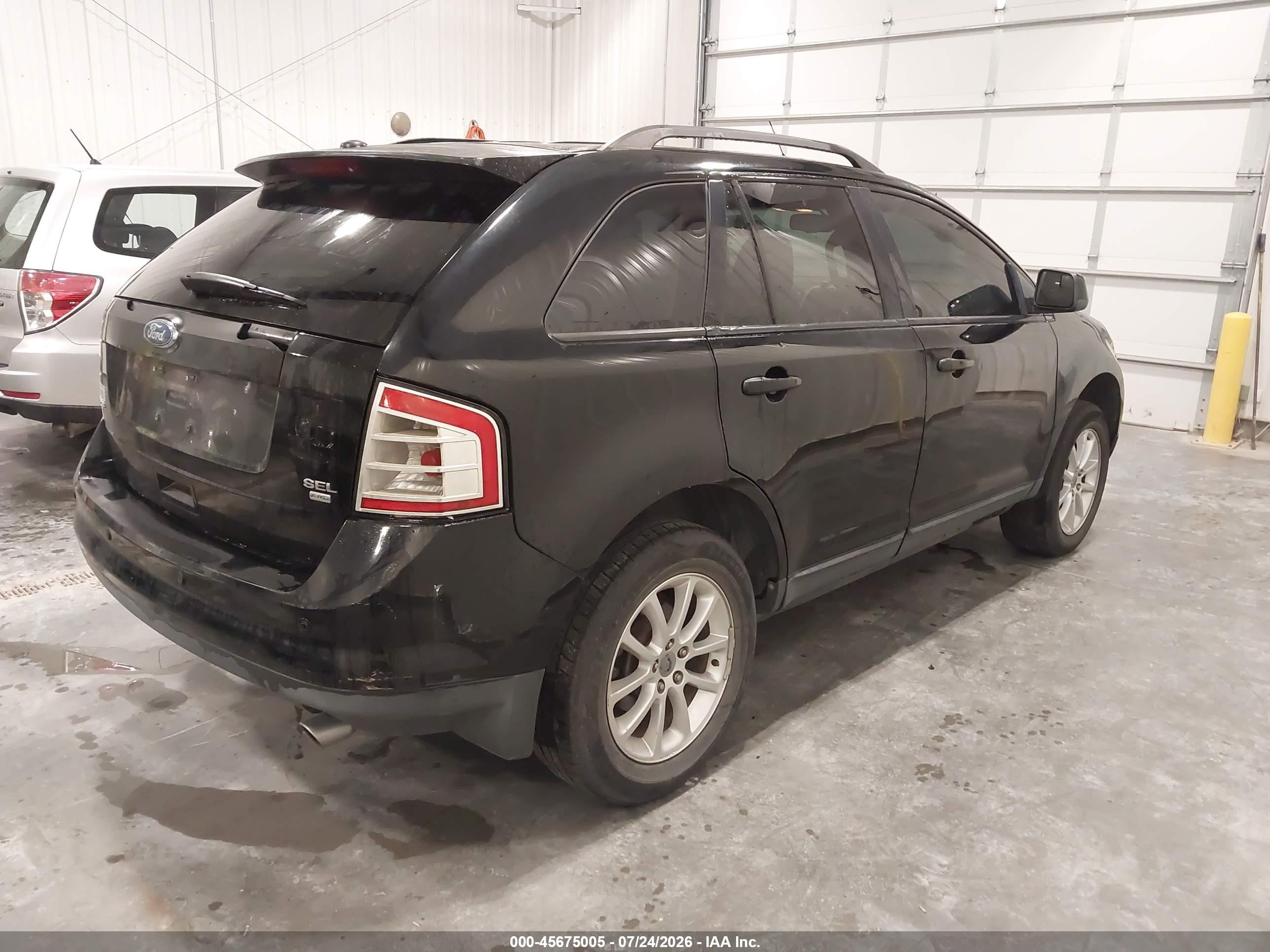2009 Ford Edge Sel Black vin: 2FMDK48C39BB01719