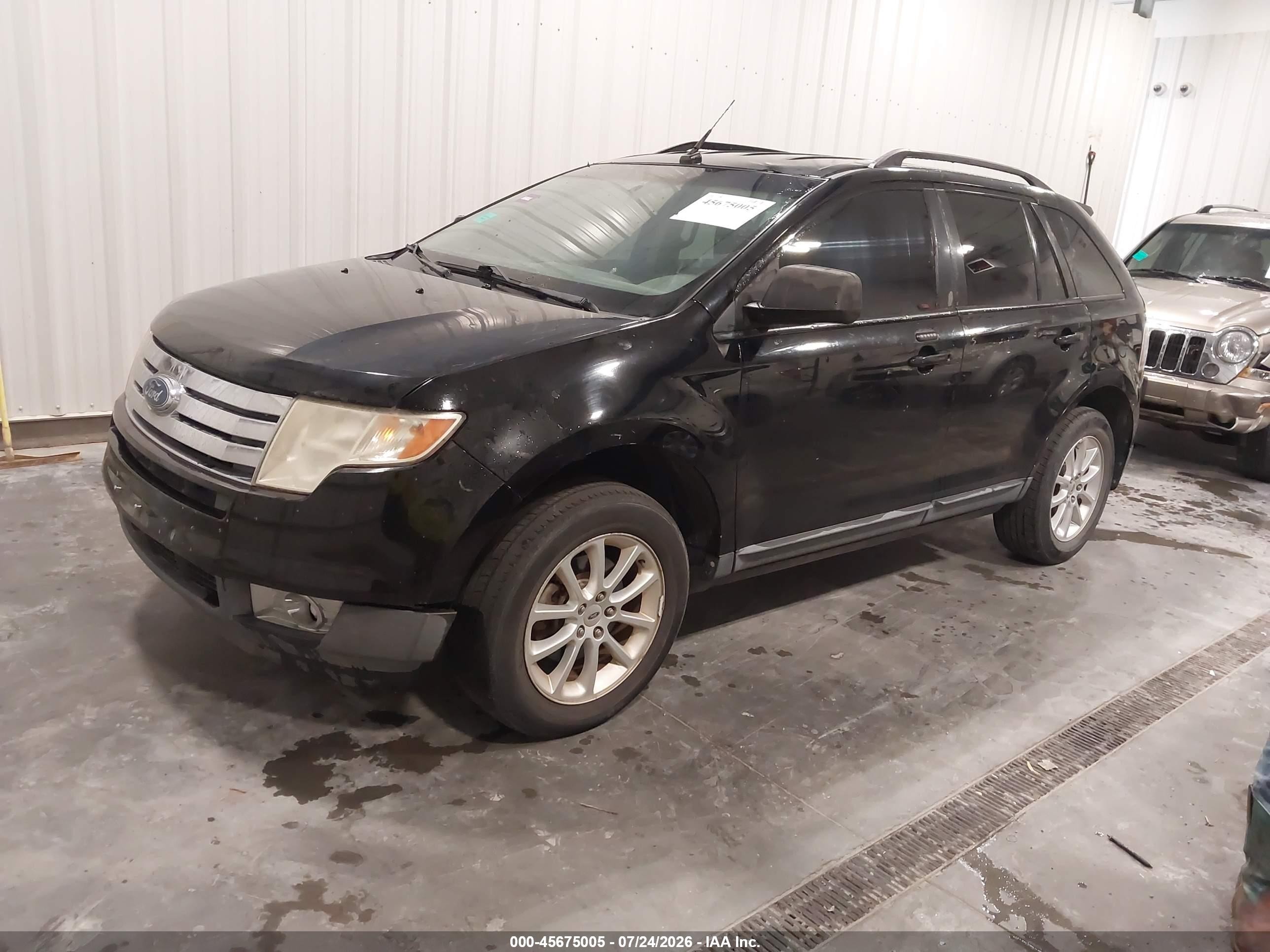 2009 Ford Edge Sel Black vin: 2FMDK48C39BB01719