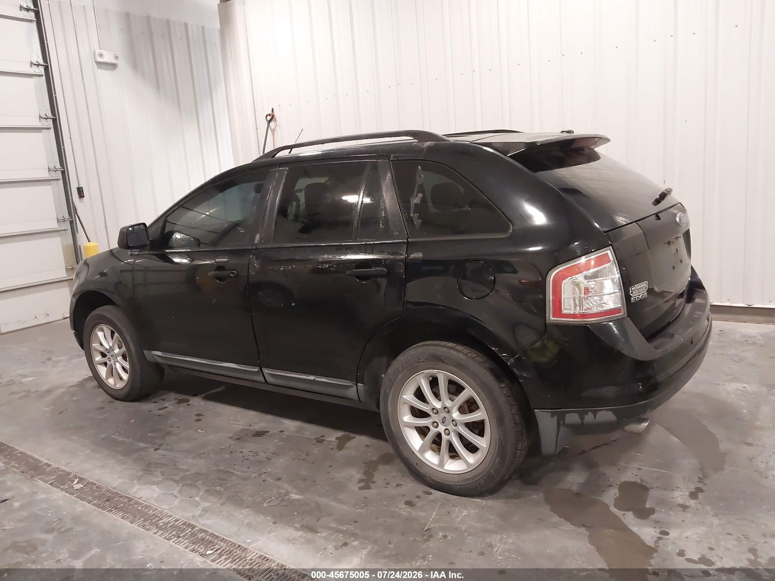 2009 Ford Edge Sel Black vin: 2FMDK48C39BB01719