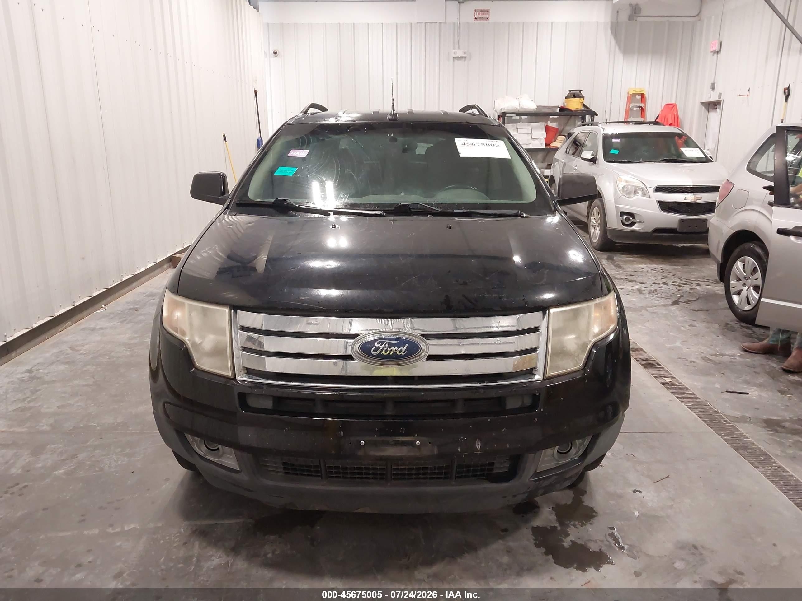 2009 Ford Edge Sel Black vin: 2FMDK48C39BB01719