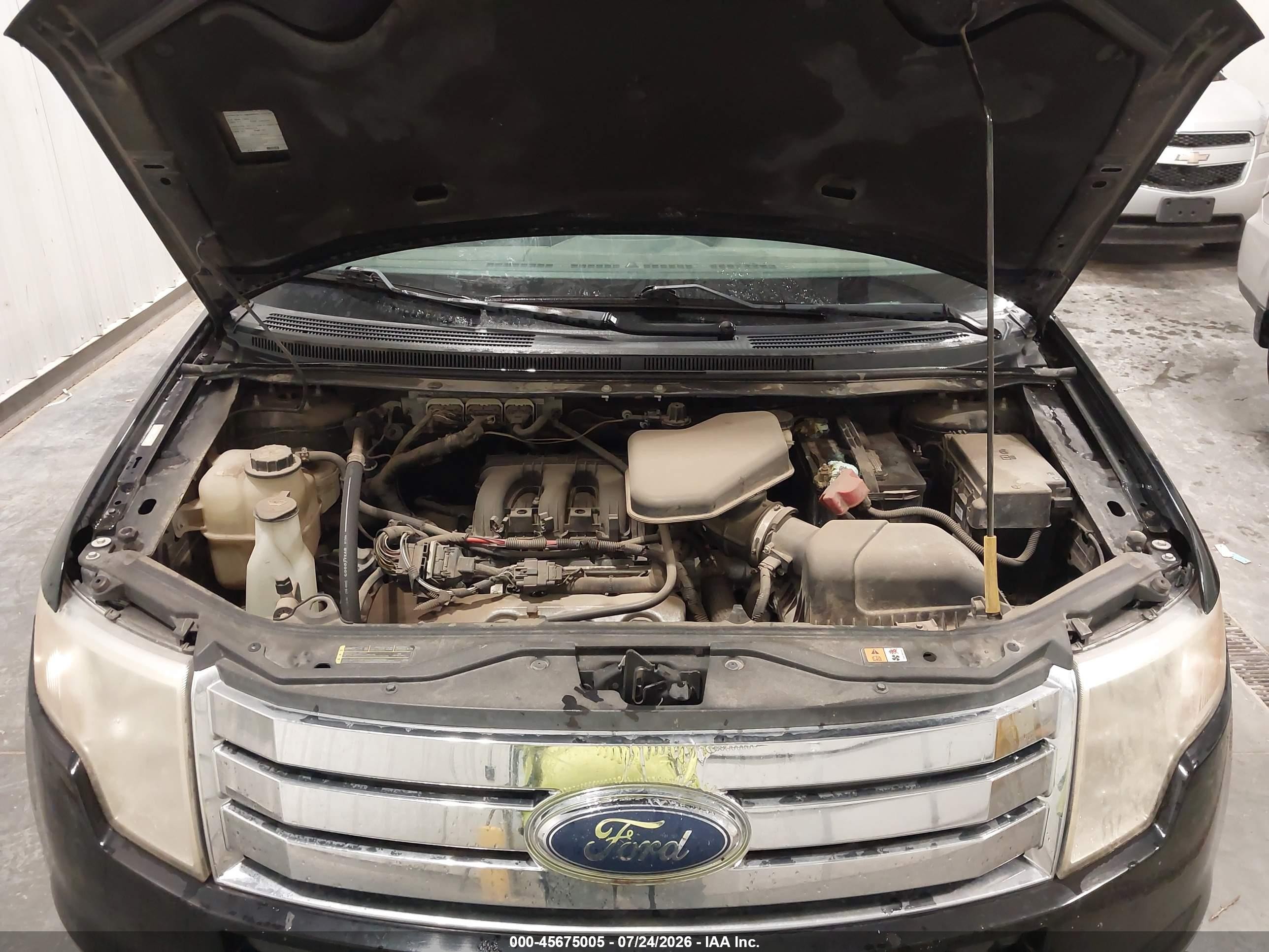 2009 Ford Edge Sel Black vin: 2FMDK48C39BB01719