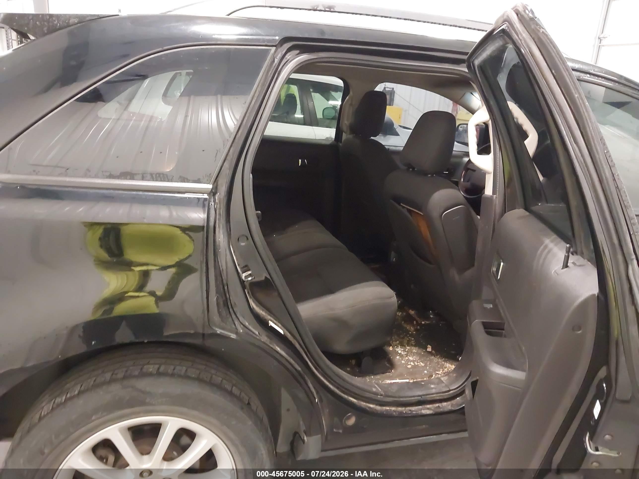 2009 Ford Edge Sel Black vin: 2FMDK48C39BB01719