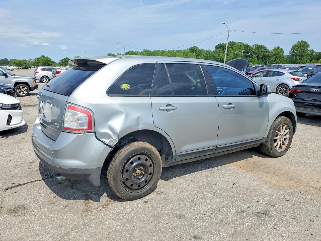 2007 Ford Edge Sel Silver vin: 2FMDK48C47BA51359