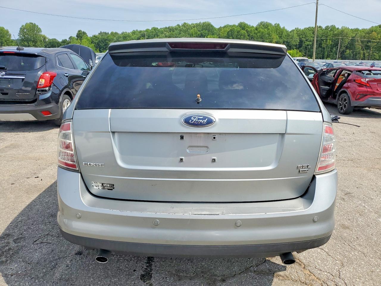 2007 Ford Edge Sel Silver vin: 2FMDK48C47BA51359