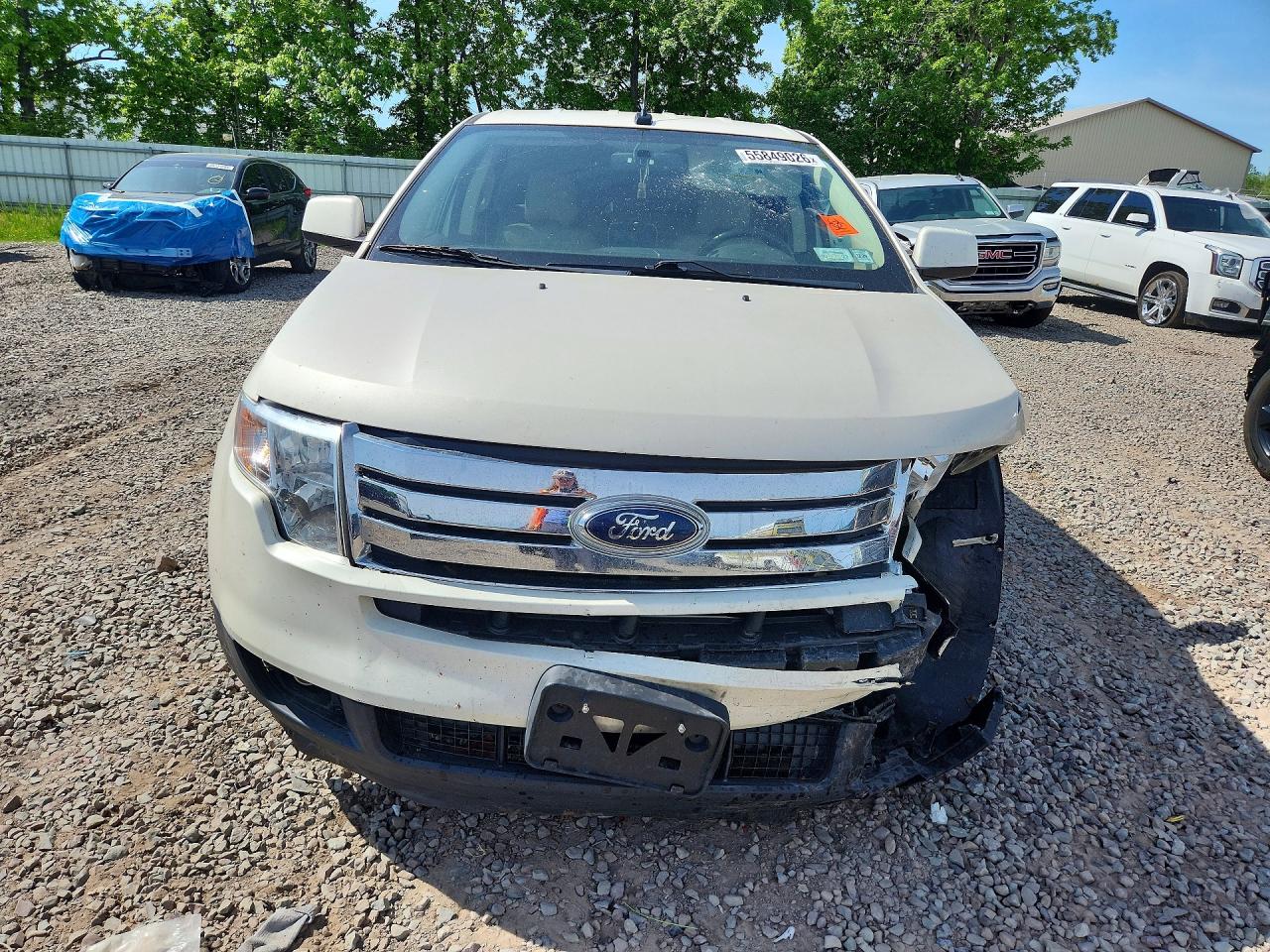 2008 Ford Edge Sel White vin: 2FMDK48C48BA50021