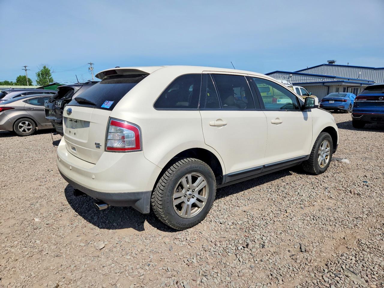 2008 Ford Edge Sel White vin: 2FMDK48C48BA50021