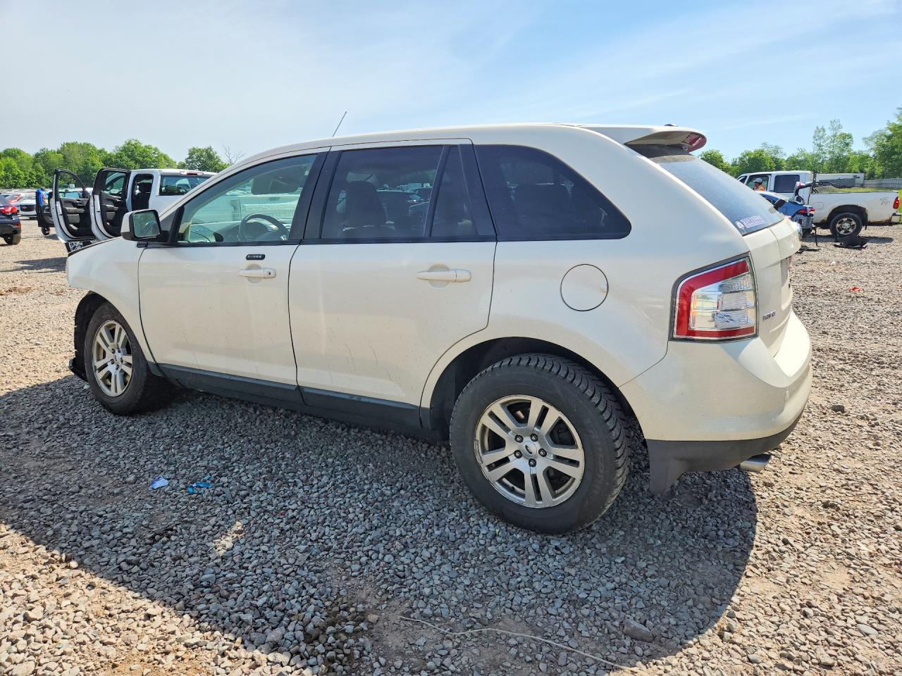 2008 Ford Edge Sel White vin: 2FMDK48C48BA50021