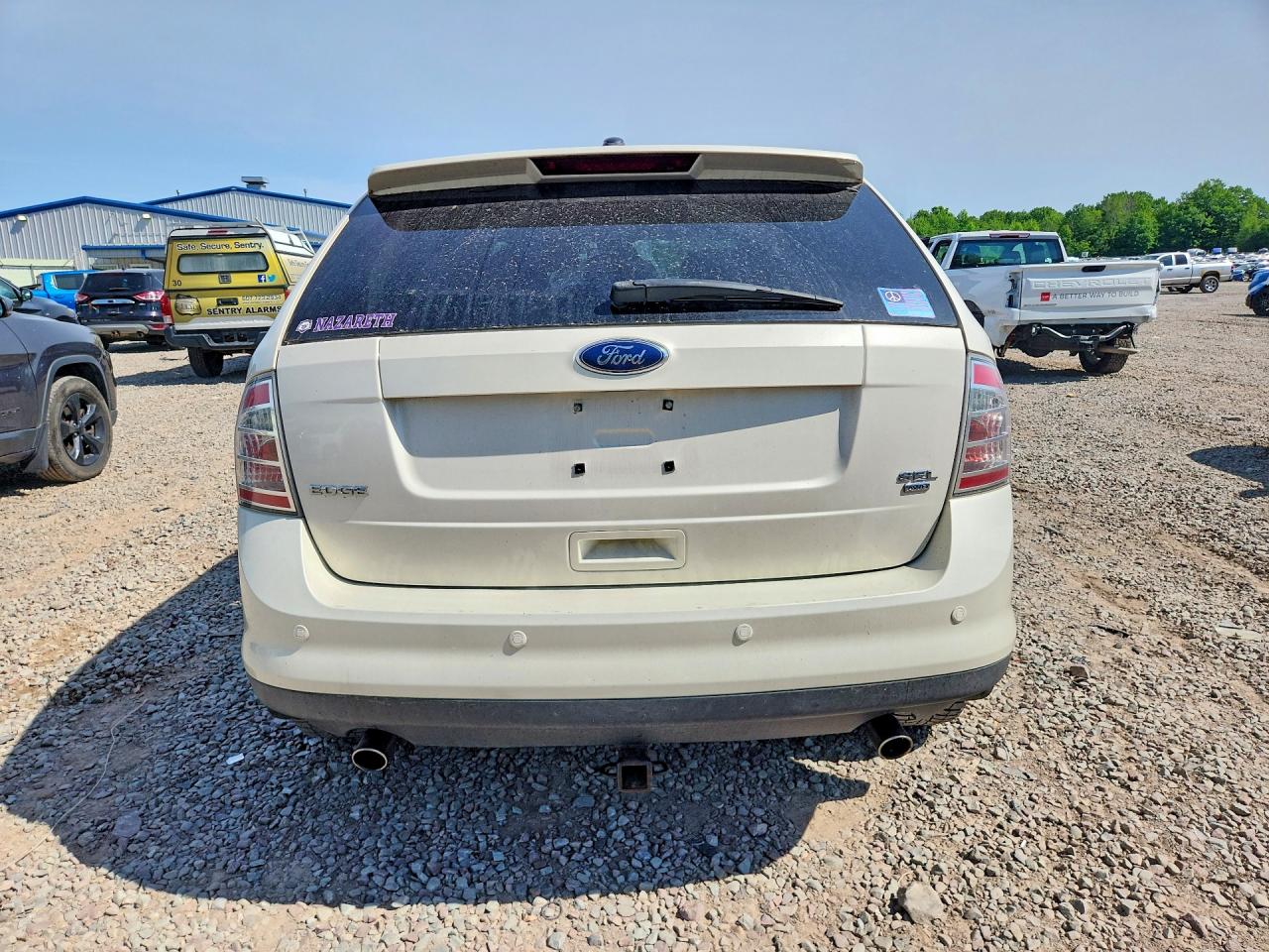 2008 Ford Edge Sel White vin: 2FMDK48C48BA50021