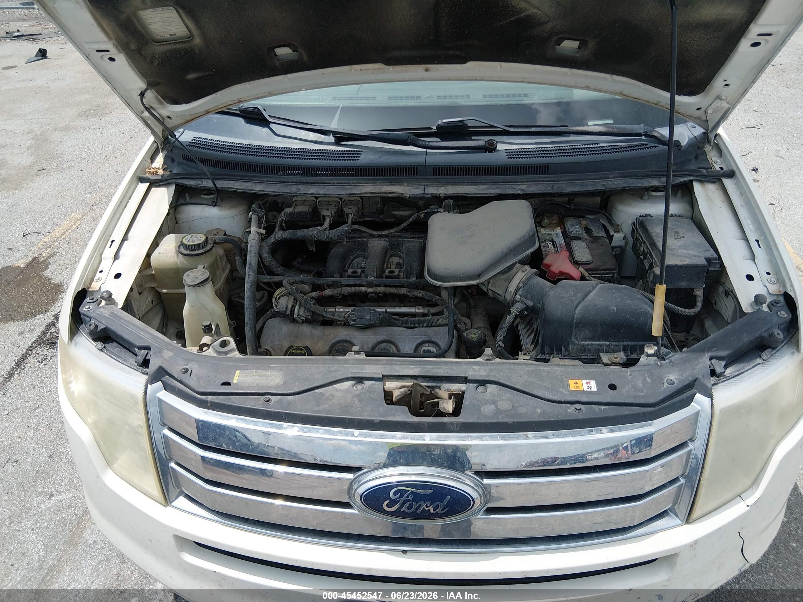 2008 Ford Edge Sel White vin: 2FMDK48C48BA69099