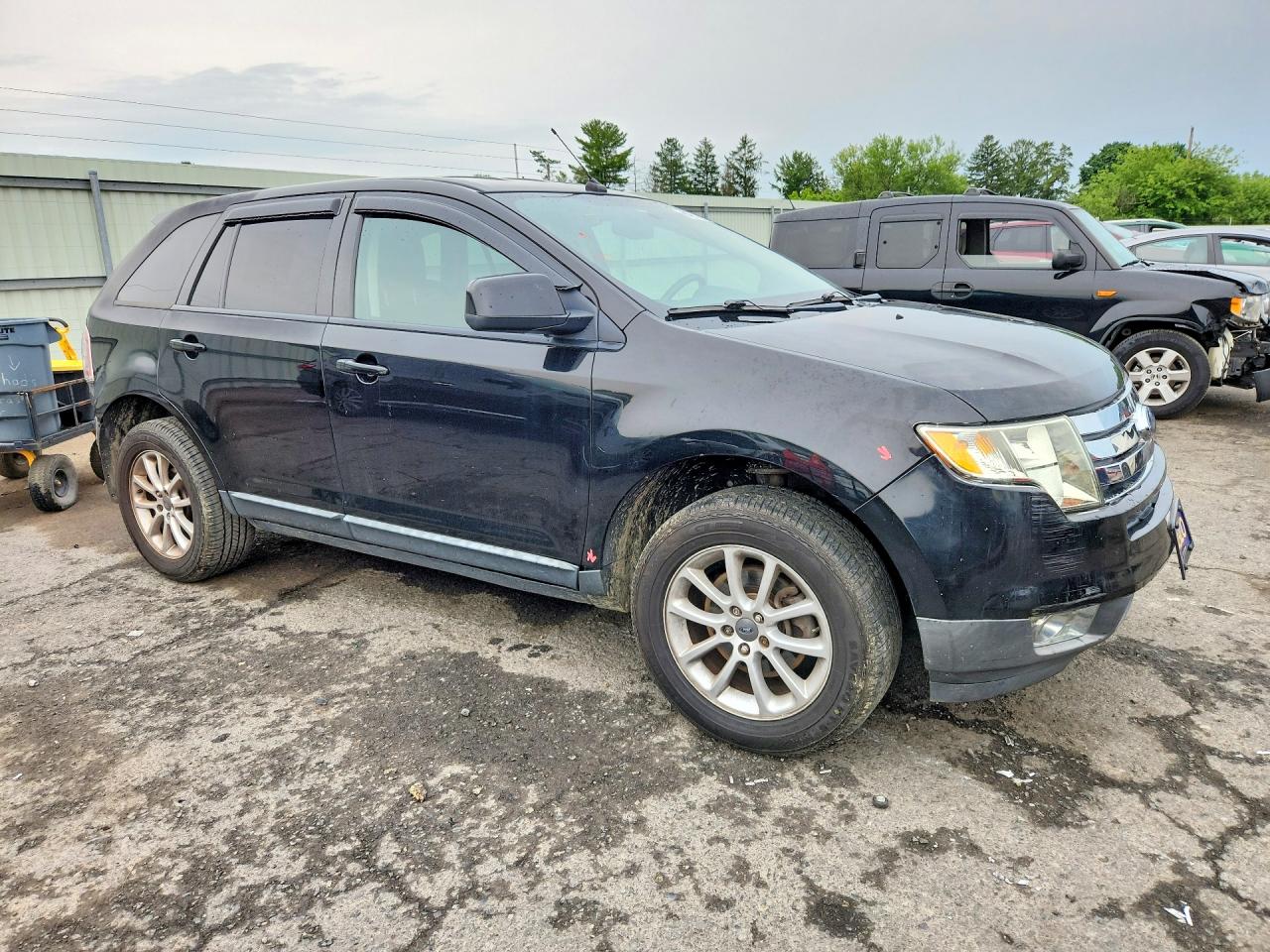 2009 Ford Edge Sel Black vin: 2FMDK48C49BA52790