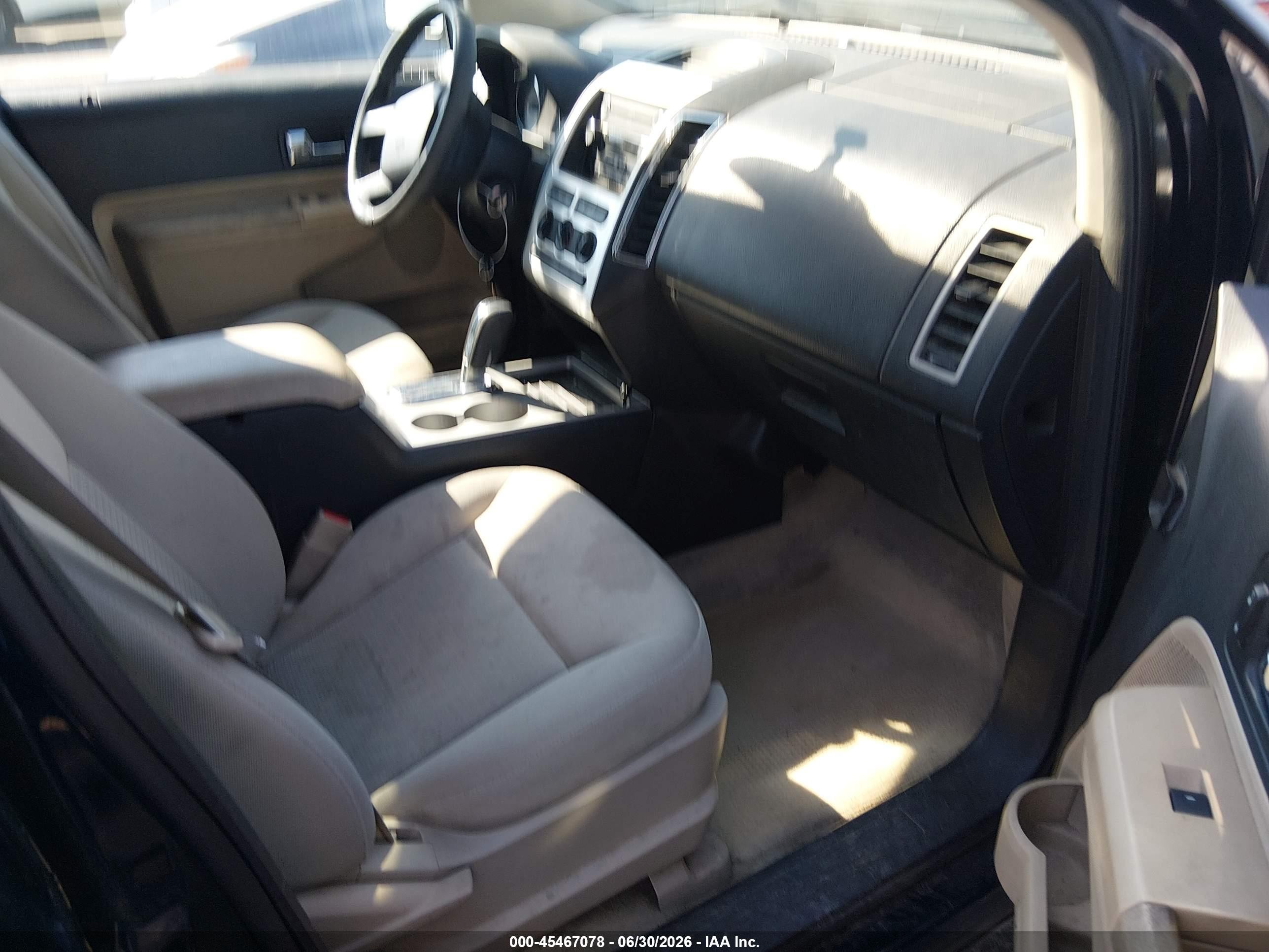 2008 Ford Edge Sel Черный vin: 2FMDK48C58BA12247