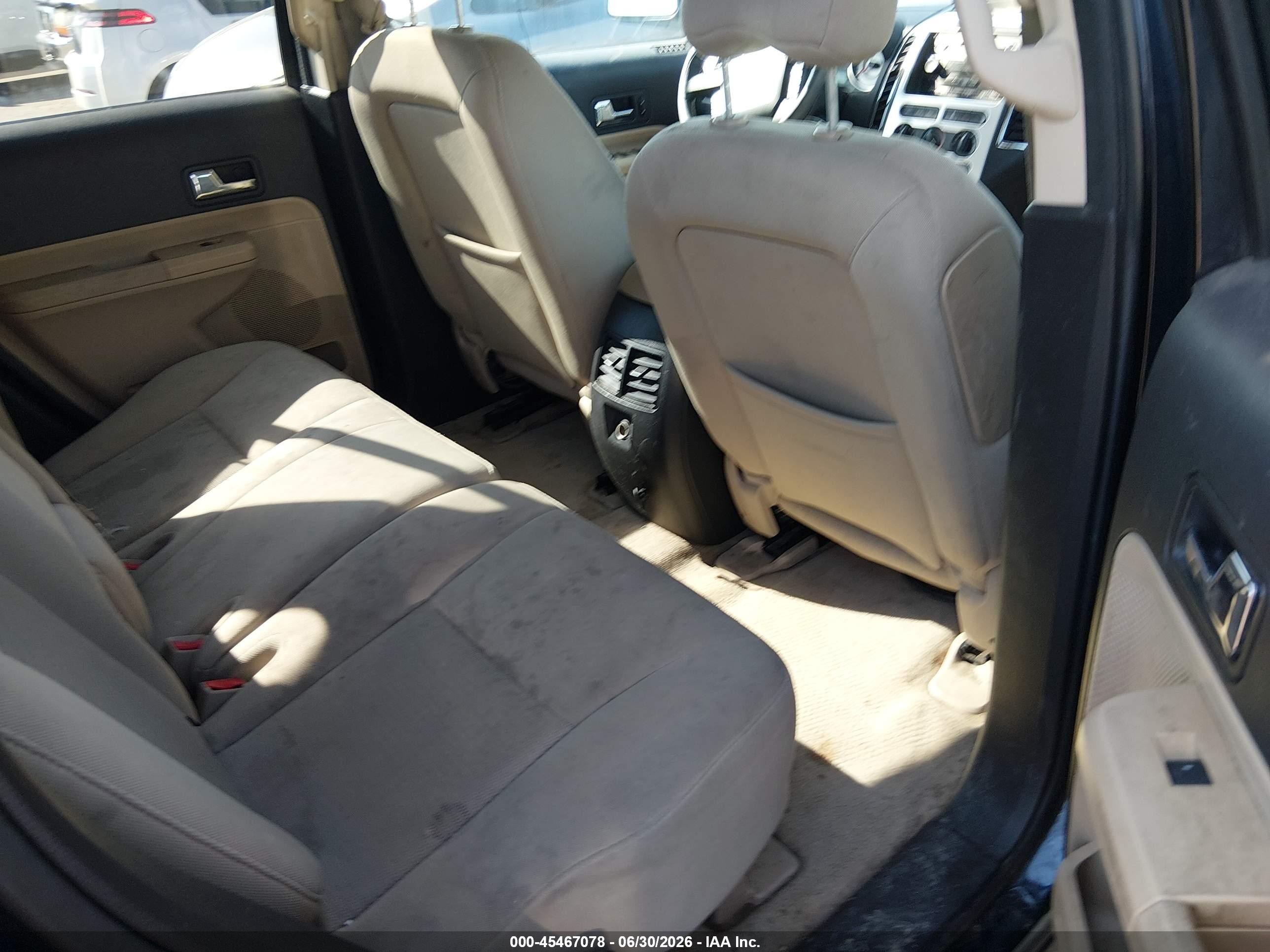 2008 Ford Edge Sel Черный vin: 2FMDK48C58BA12247