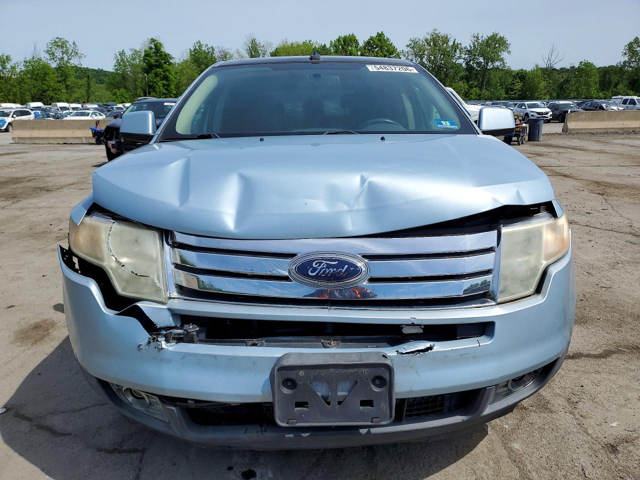 2008 Ford Edge Sel Turquoise vin: 2FMDK48C58BA32871