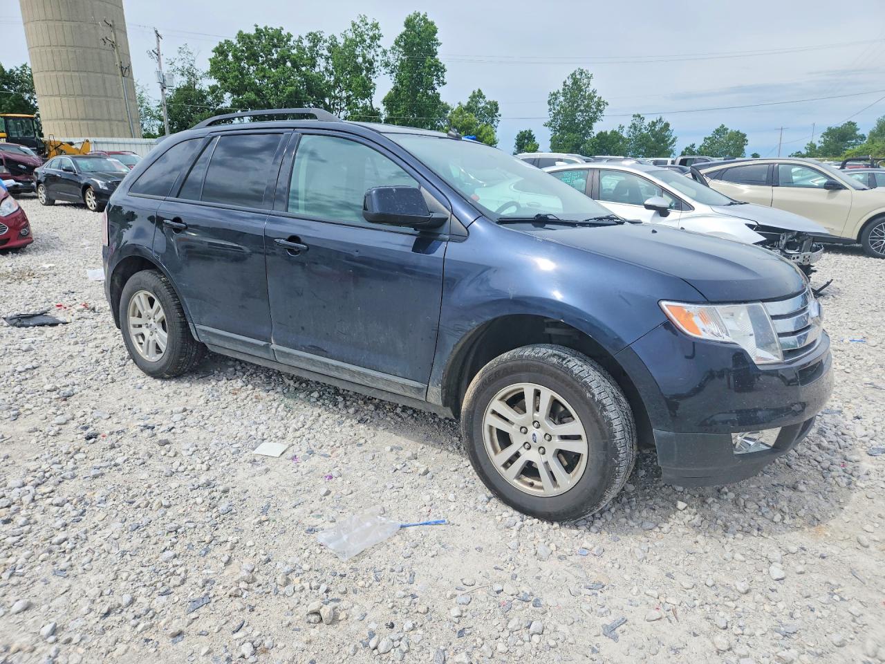 2008 Ford Edge Sel Gray vin: 2FMDK48C58BA40002
